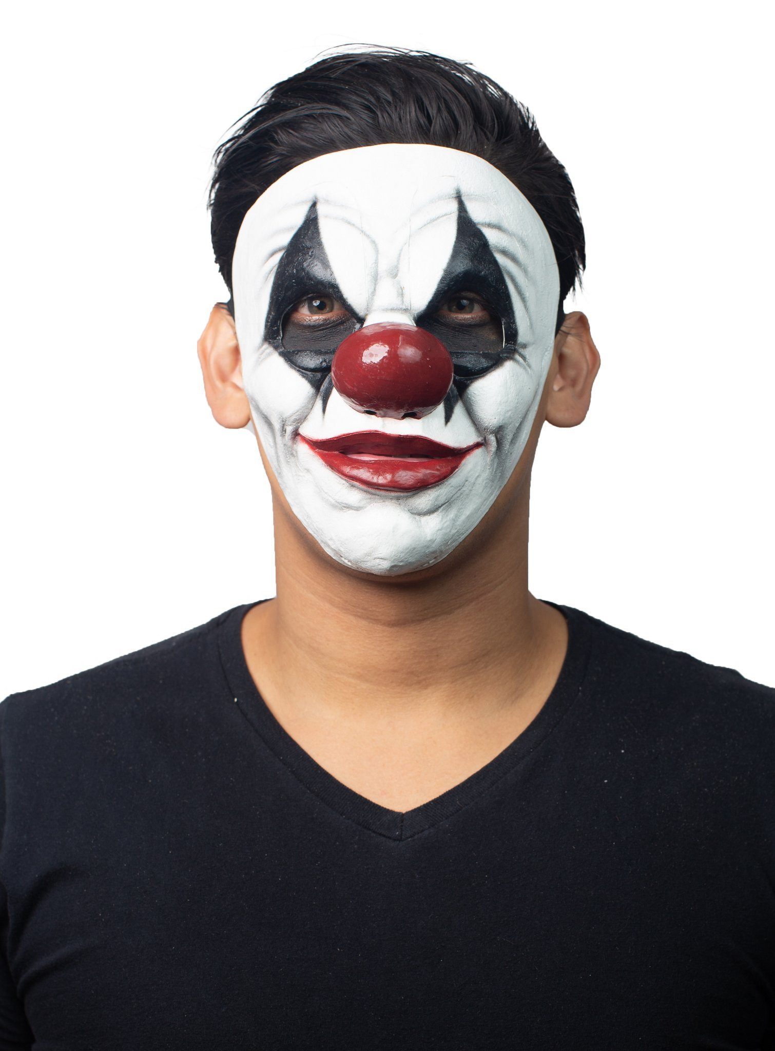 Verkleidungsmaske Clown Halbmaske Maske für Karneval Faschingskostüm