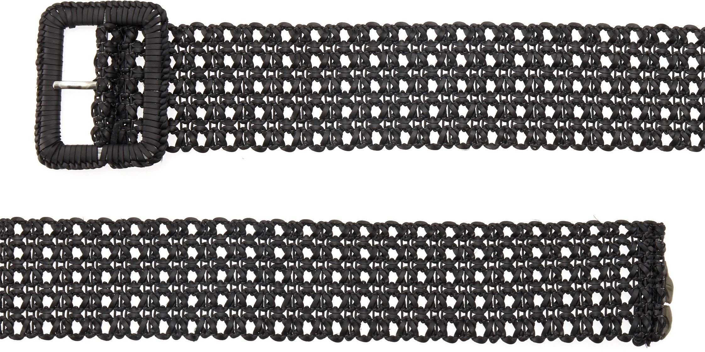 LASCANA Taillengürtel Stretchgürtel in Häkel Optik, Bauchgürtel, Shaping-Effekt, für Kleid & Overall