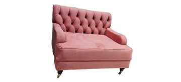 JVmoebel Sessel Chesterfield Stoff Couch Sessel 1.5 Sitzer Polster Lounge Club Sofort (1-St., 1,5 Sitzer), Made in Europa