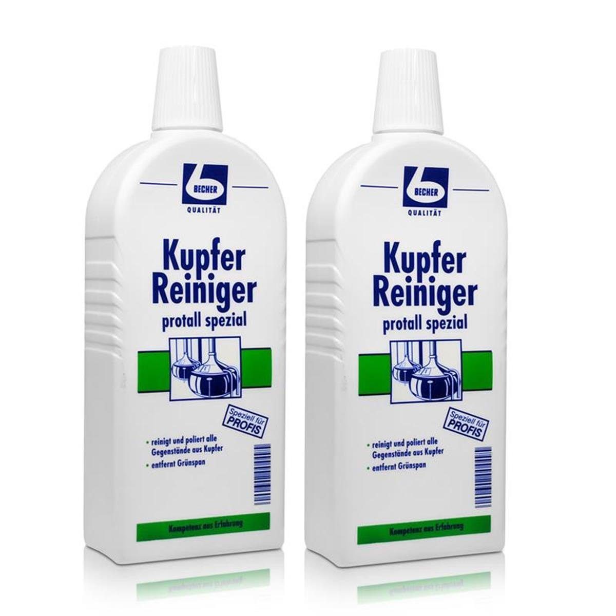 Reiniger Kupfer 2x ml protall Dr. 500 Becher Dr. Spezialwaschmittel spezial Becher