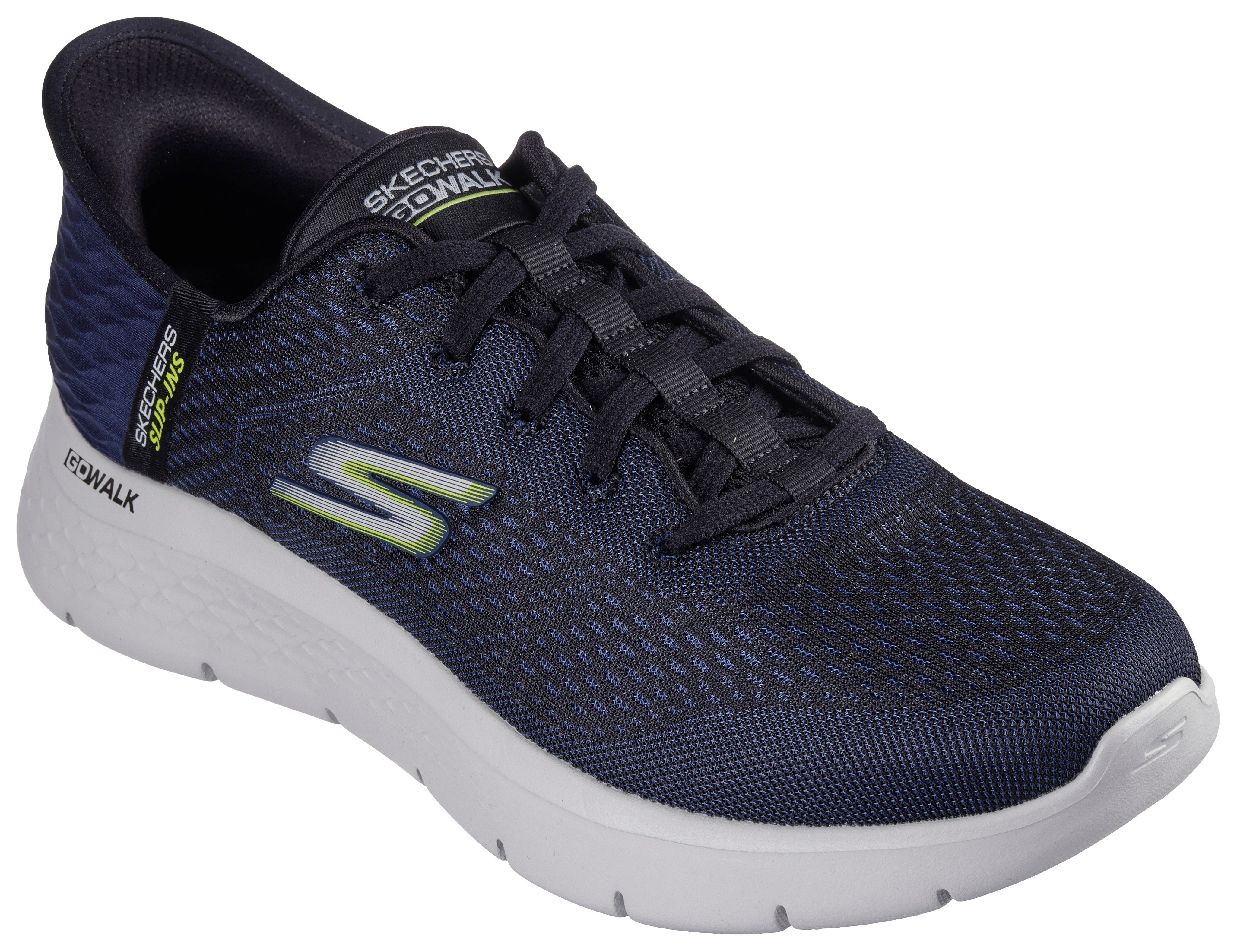 Skechers GO WALK FLEX- Slip-On Sneaker Slipper, Trainingsschuh, Freizeitschuh für Maschinenwäsche geeignet