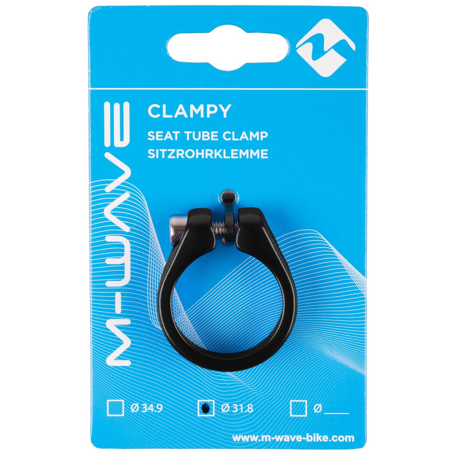 Sattelklemmring Sattelkklemmschelle M Wave Clampy 318 mm