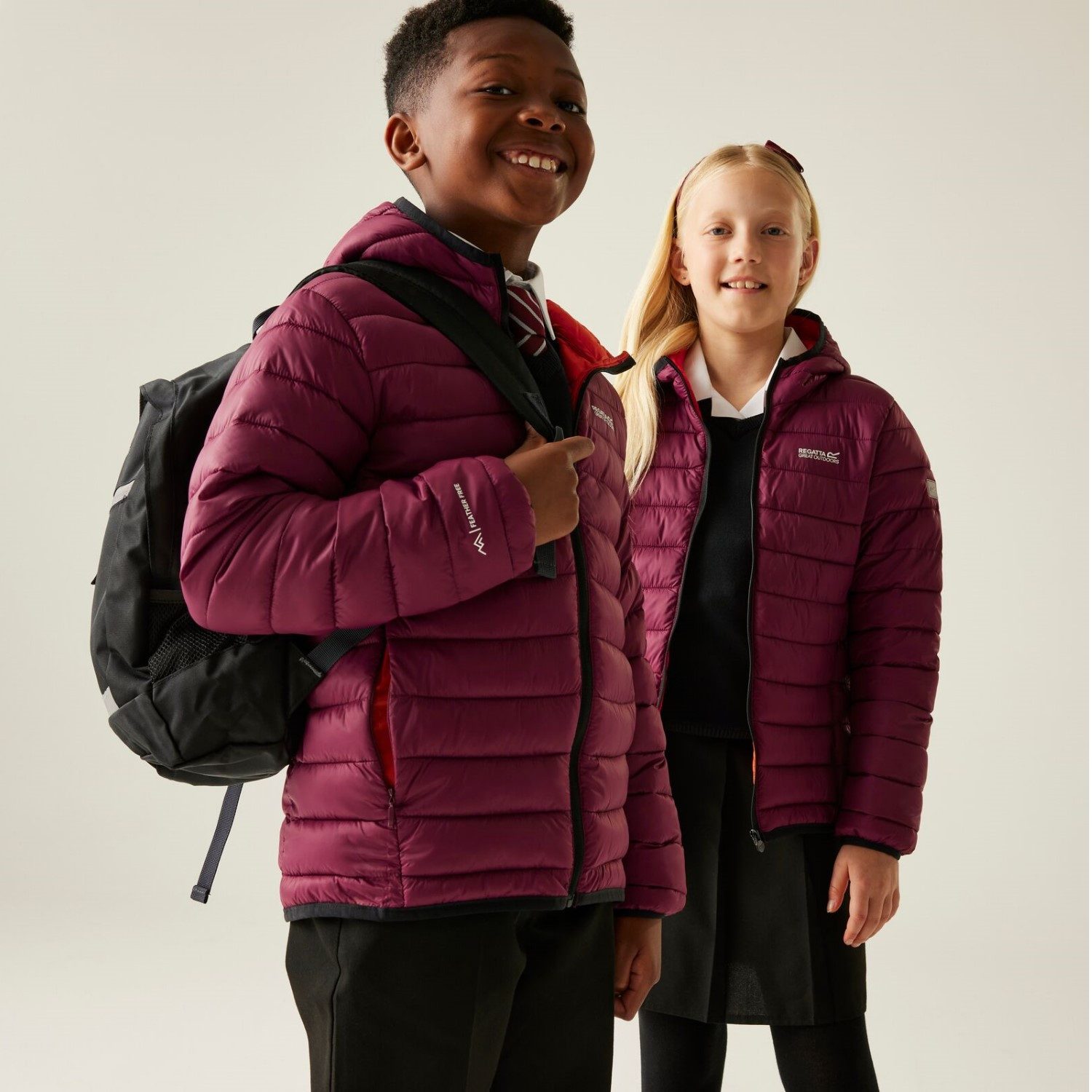Regatta Funktionsjacke Marizion Baffle-Jacke / Steppjacke mit Kapuze – Bild 2 von 5