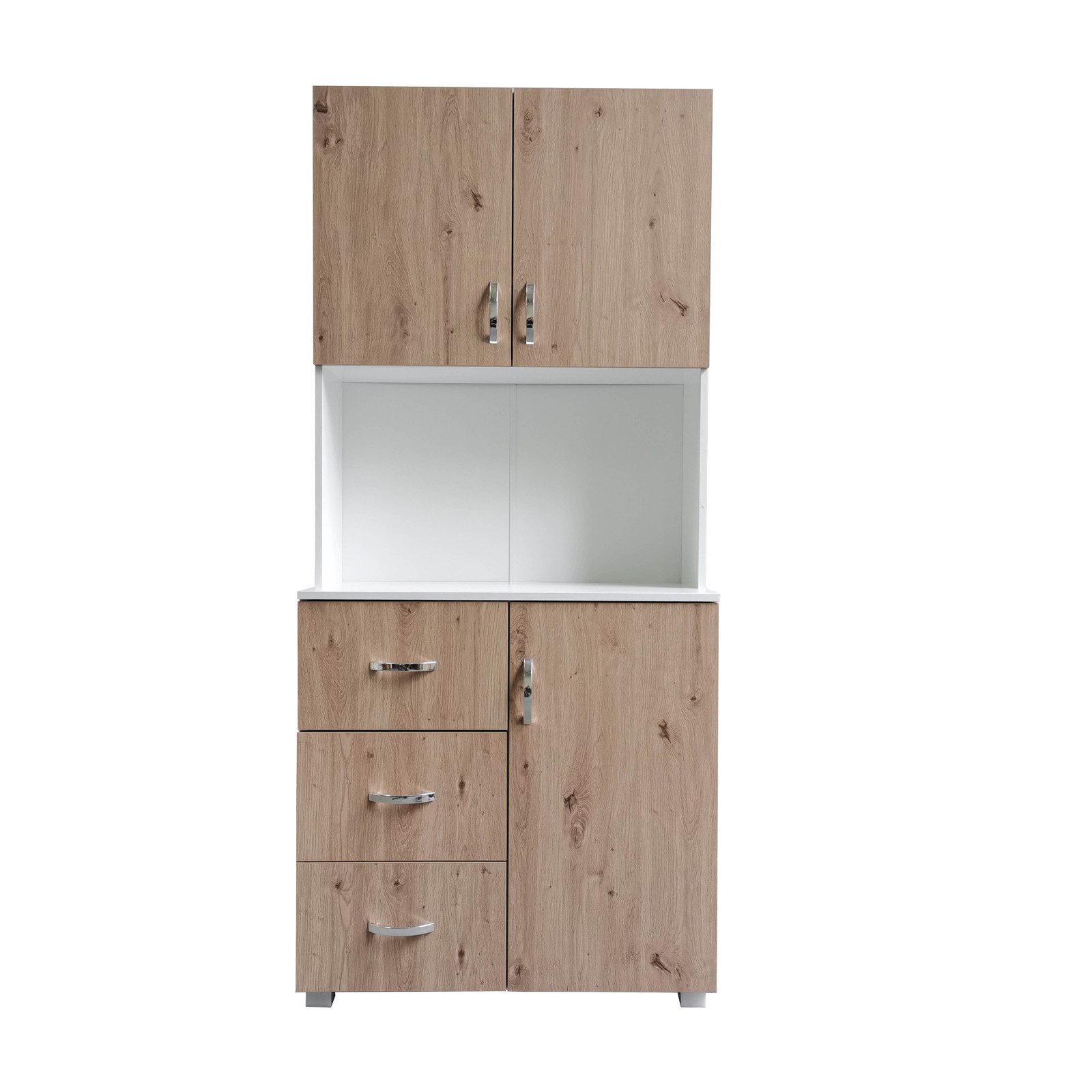 HTI-Line Küchenbuffet Küchenbuffet Blanca (Stück, 1-St., 1x Schrank Blanca, ohne Dekoration) Küchenschrank Hochschrank