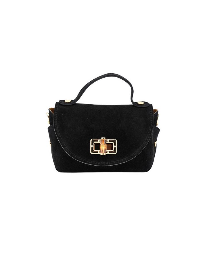 BRISE TASCHE Schultertasche Mini-Schultertasche aus Echtleder mit verstellbarem Riemen (Einzelartikel), Echtleder, Reißverschlussfach, verstellbarer Schulterriemen