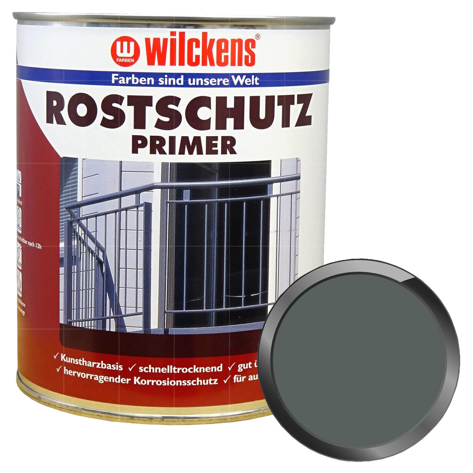 Wilckens Farben Rostschutzgrundierung Rostschutz Primer - 2.5 Liter