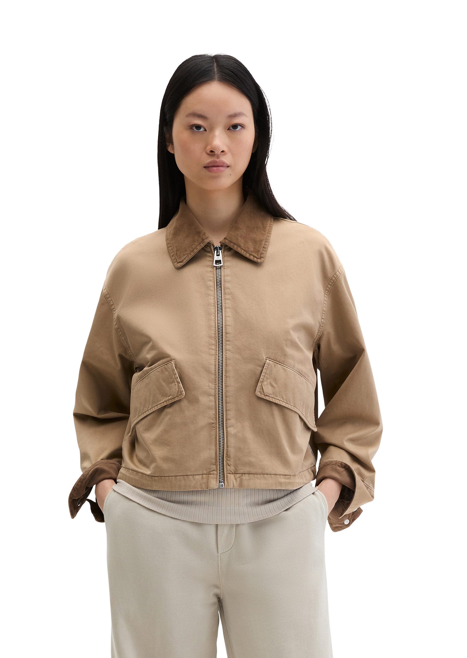 Marc O'Polo Outdoorjacke aus Organic Cotton-Twill