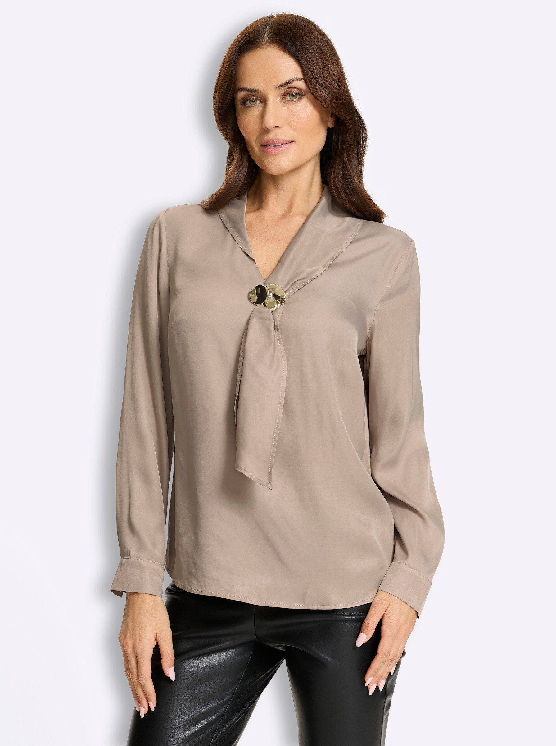 heine Klassische Bluse Bluse Langarm