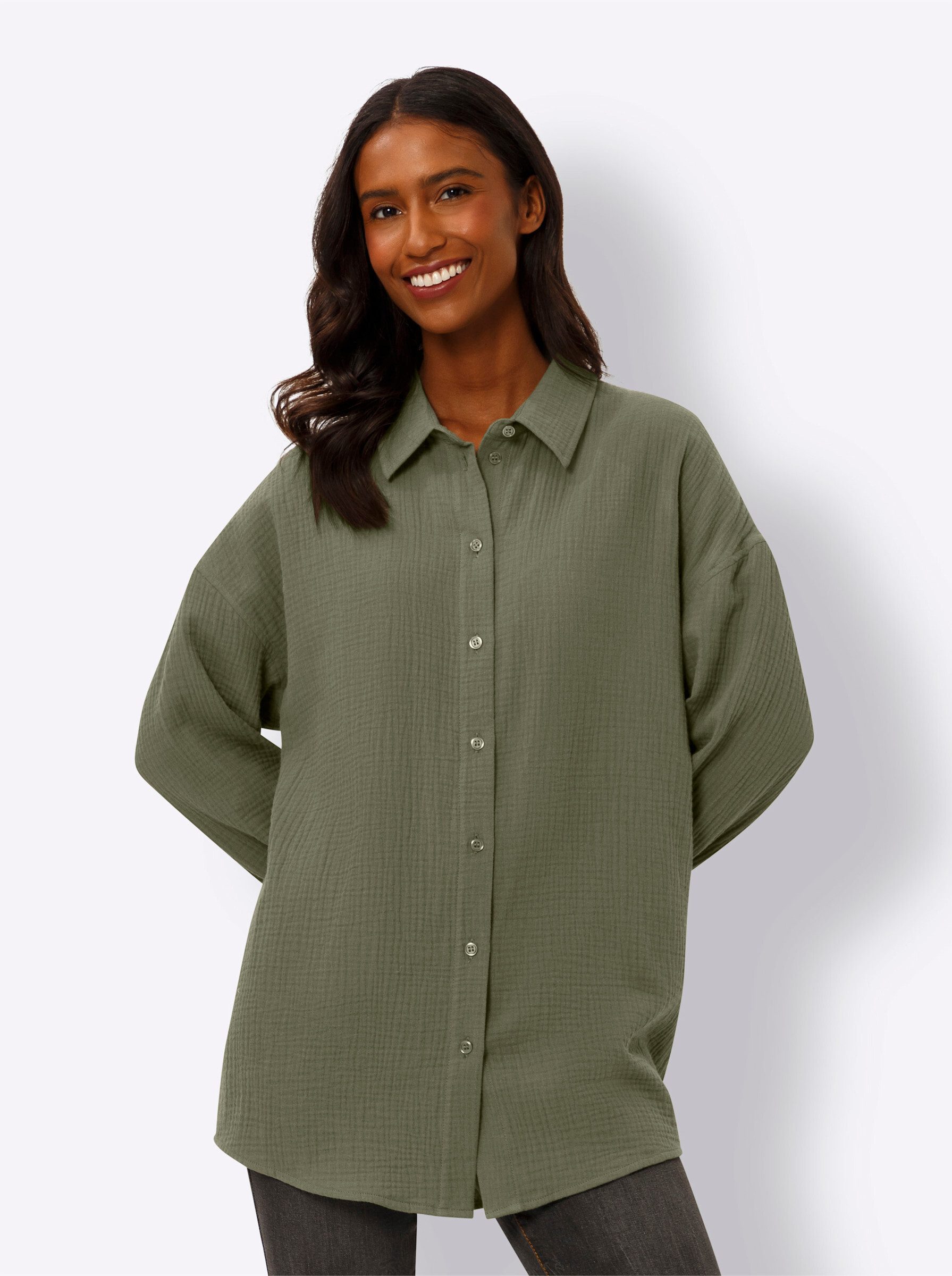 heine Klassische Bluse Hemdbluse günstig online kaufen