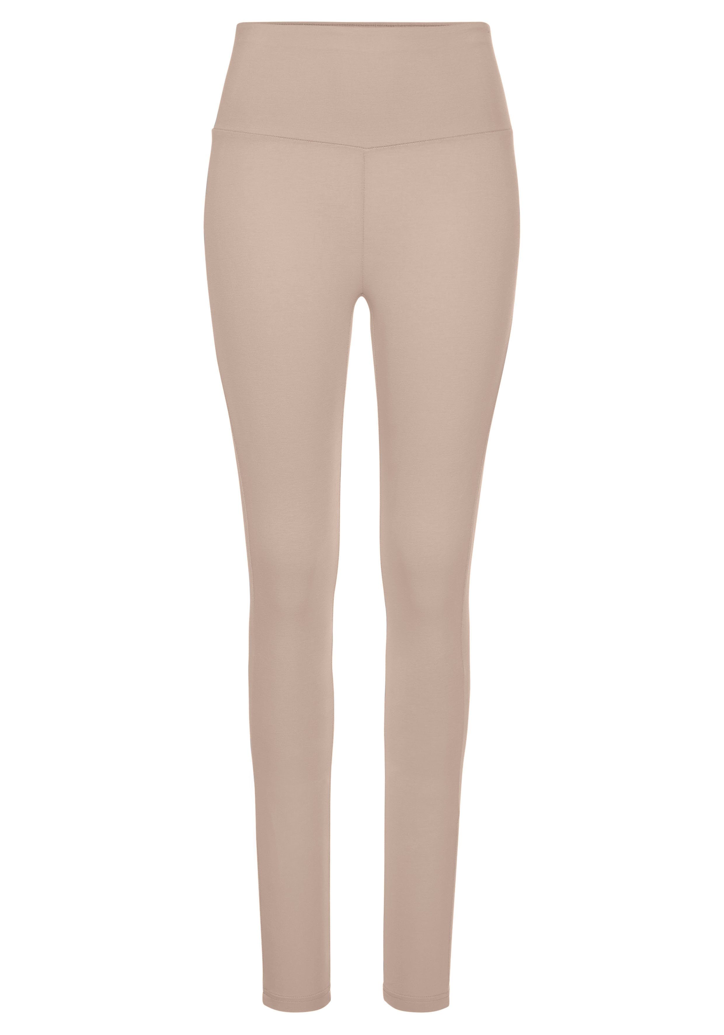 LASCANA Leggings mit breitem Bündchen, Loungewear. € 24,99