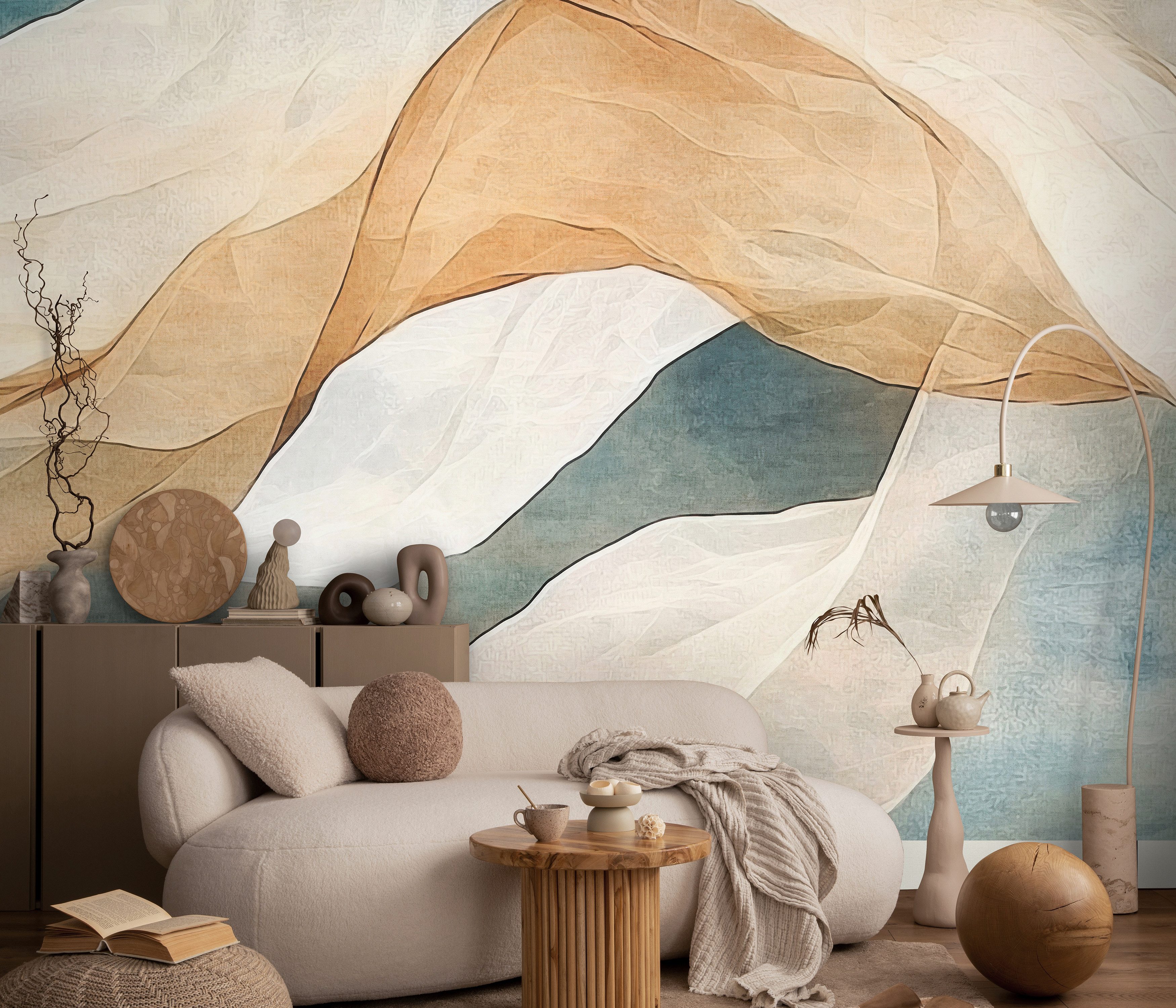 Erismann Vliestapete Vliestapete Aquarelloptik beige Erismann 220800701