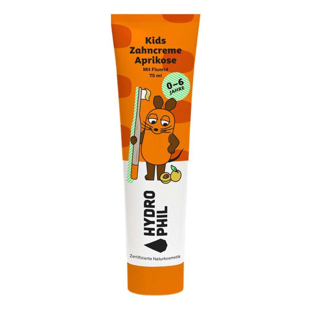 Zahnpasta Kids Zahncreme - Maus Aprikose mit Fluorid 75ml