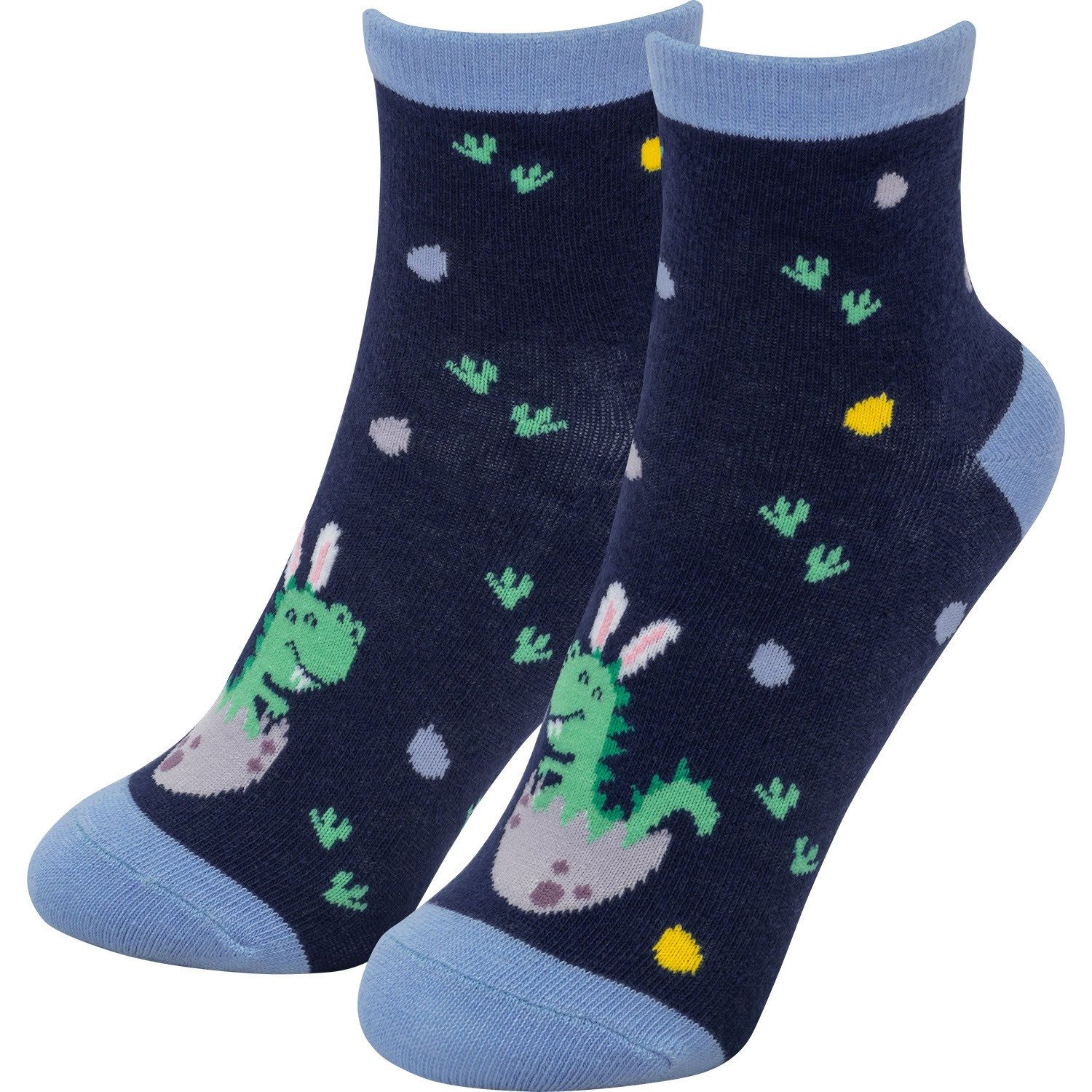 Sheepworld Socken Sheepworld Kinder Socken Zaubersocken Gr 30-35 Oster Geschenk DINO