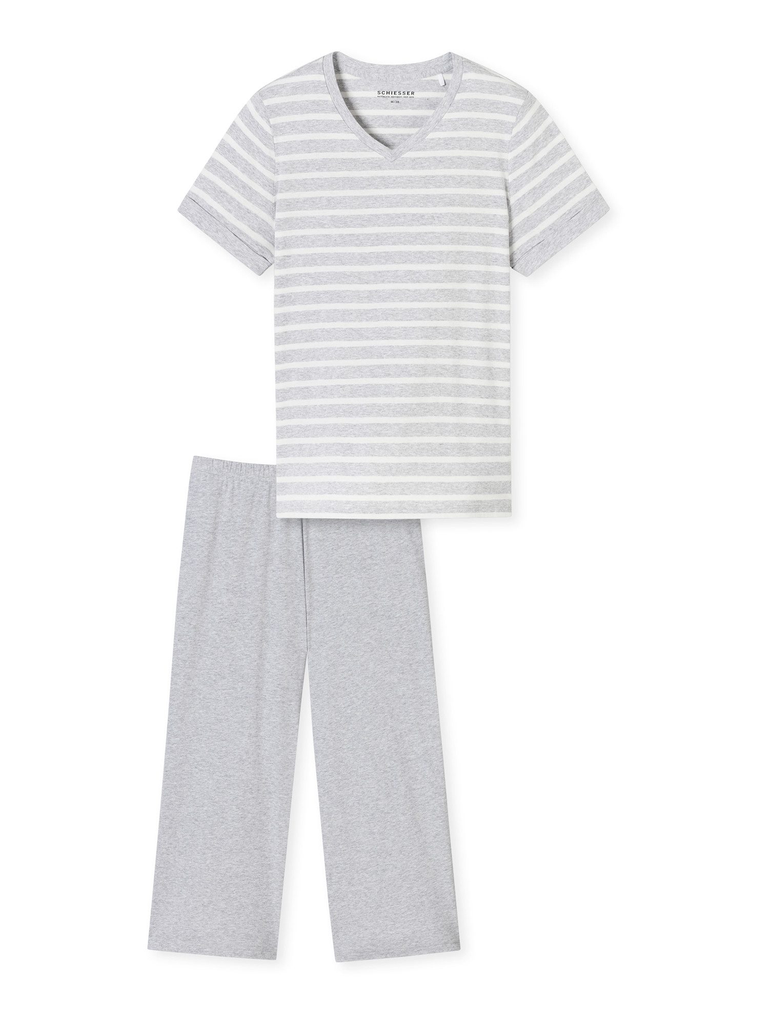 Schiesser Pyjama 3/4 kurzarm - Casual Essentials (2 tlg) 0 günstig online kaufen