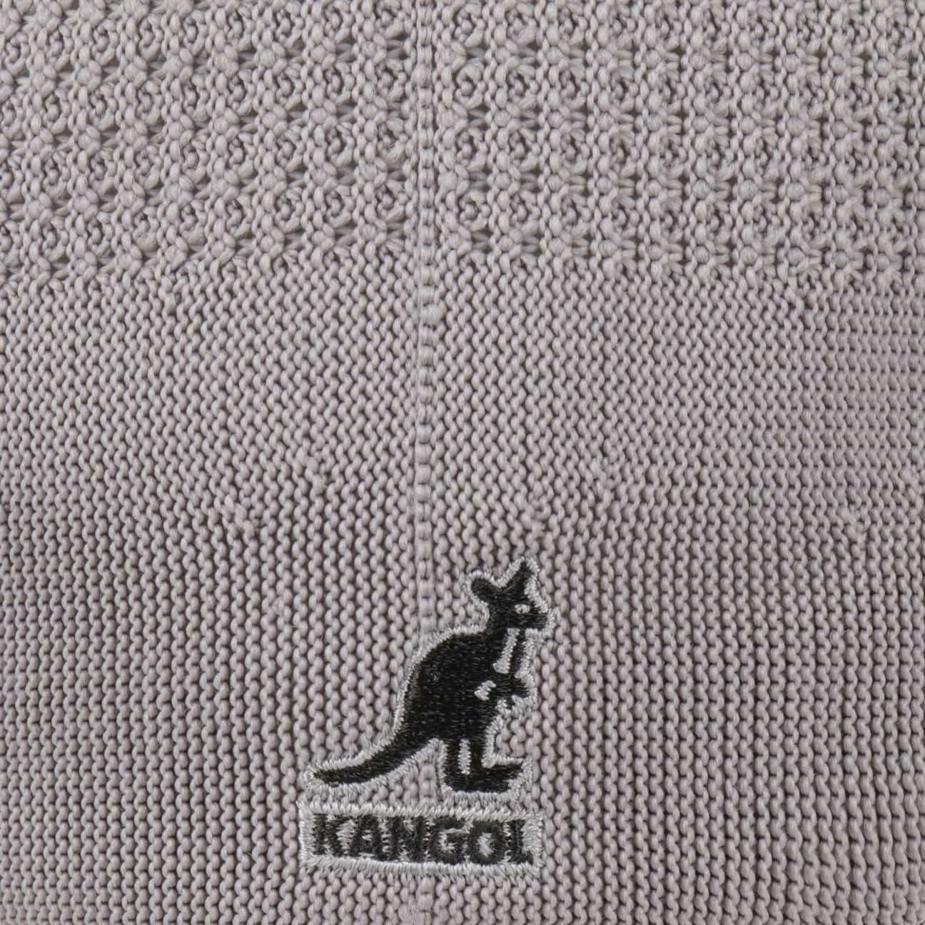 Kangol Flat Cap (1-St) grau Schiebermütze mit Schirm