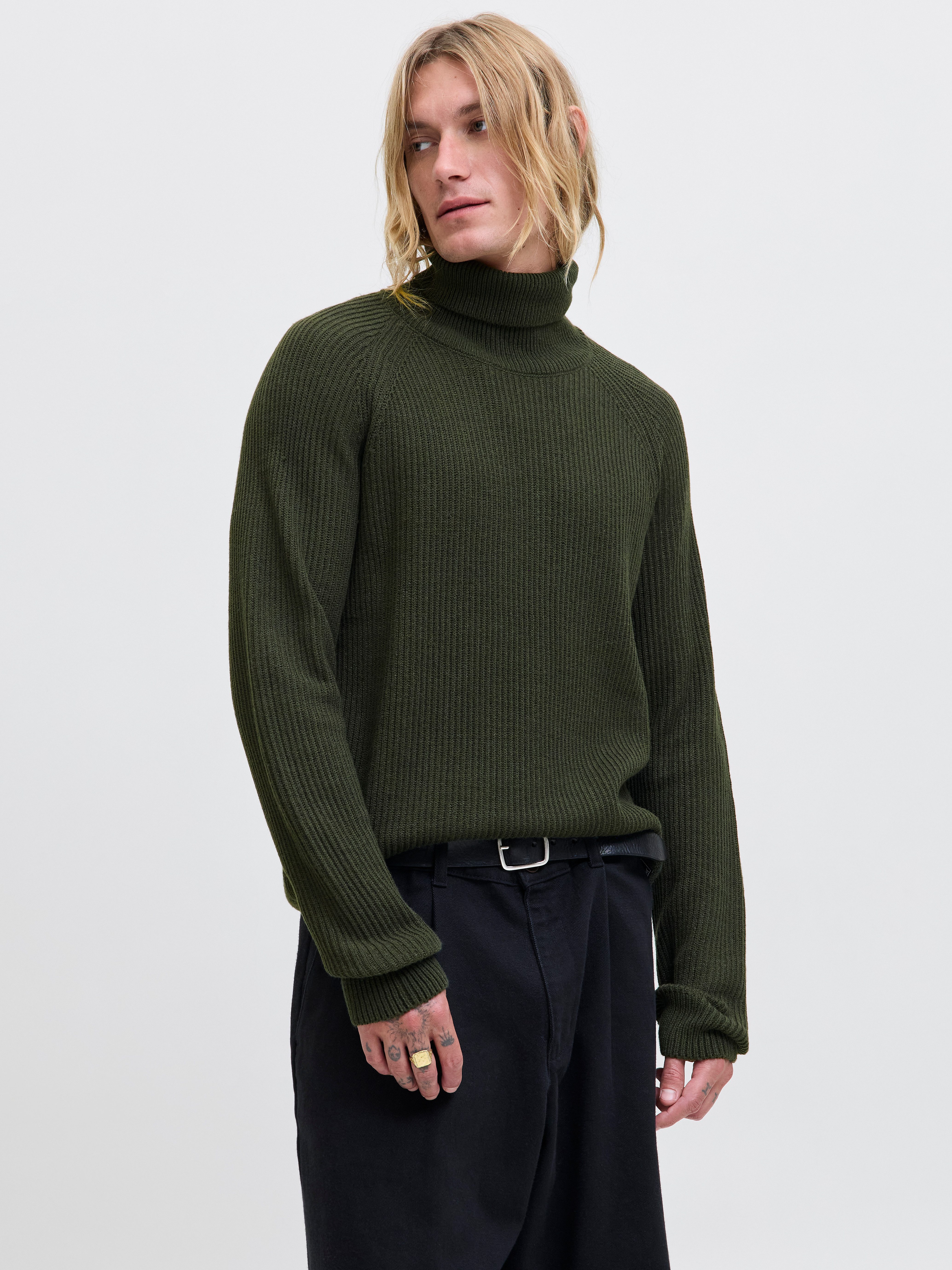 Jack & Jones Rollkragenpullover JJPANNEL KNIT günstig online kaufen