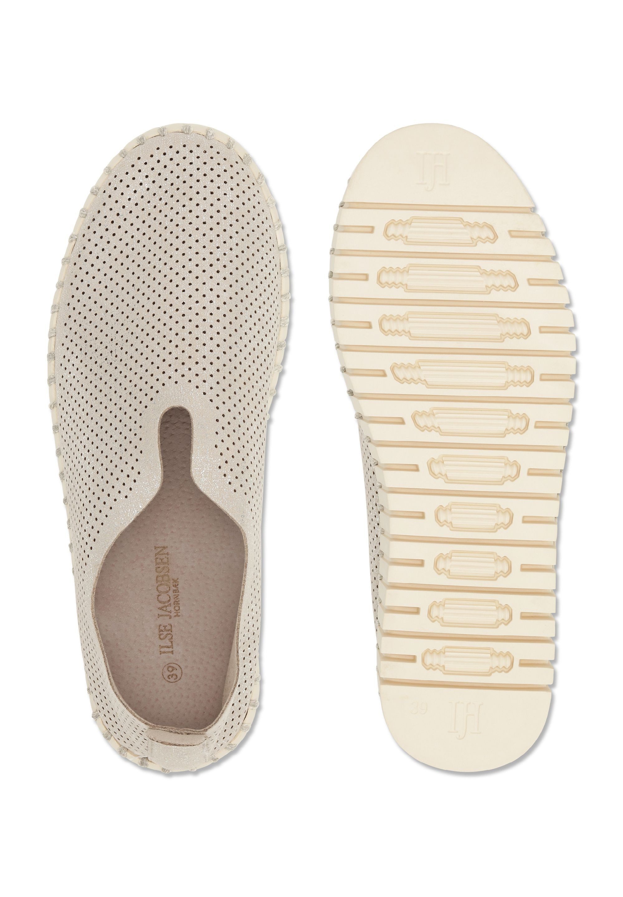 Ilse Jacobsen TULIP3577 Slipper Plateausohle, atmungsaktive Mikrofaser, hoher Tragekomfort