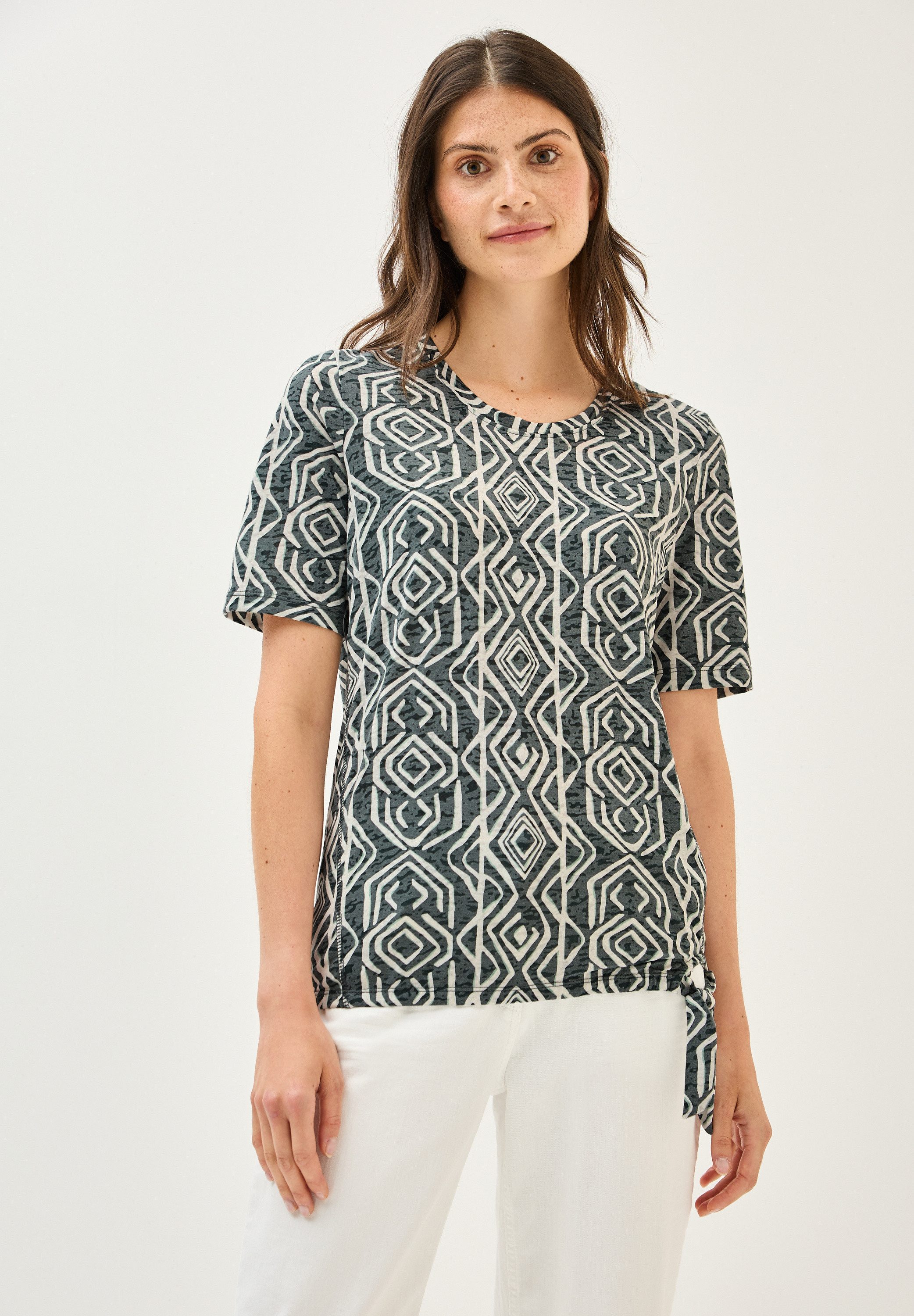 CECIL T-Shirt in Ausbrenner-Optik günstig online kaufen