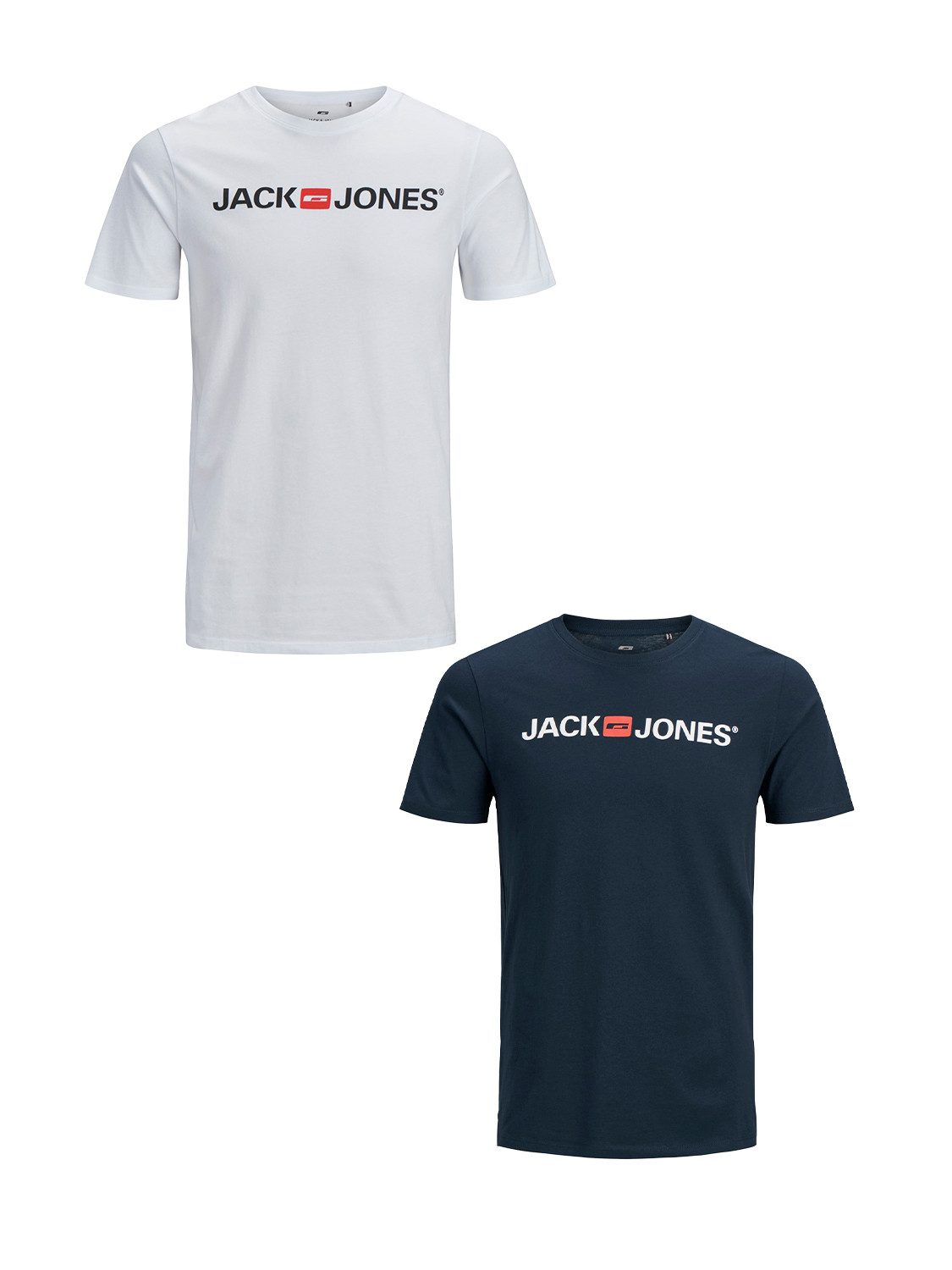 Jack & Jones T-Shirt 2er-SET Kurzarm günstig online kaufen
