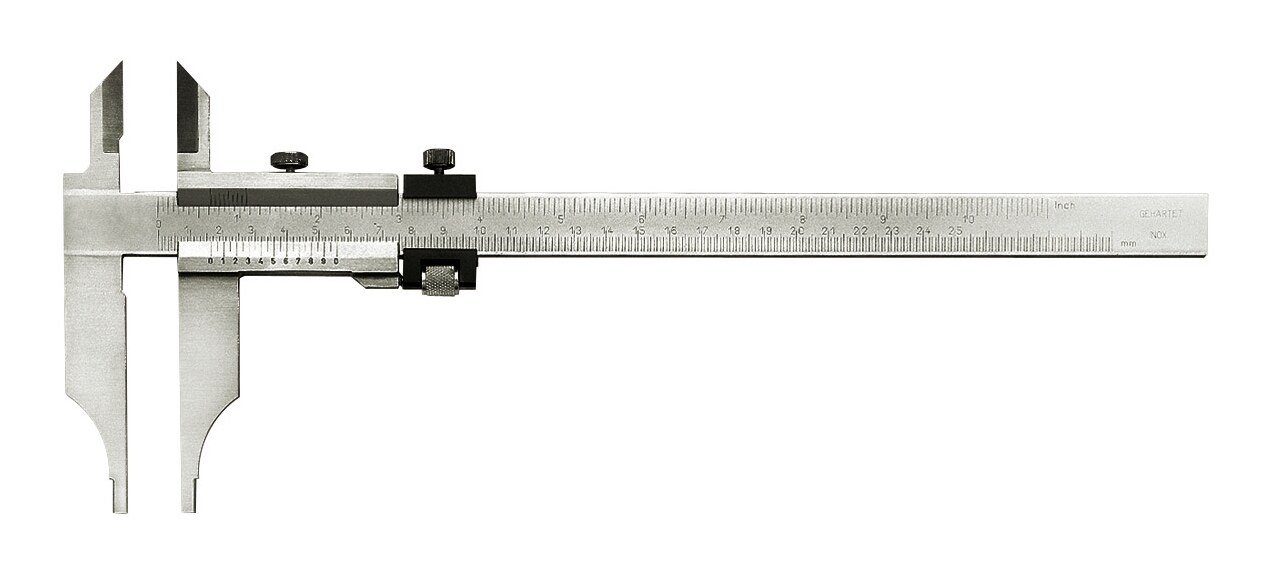 forum® Messschieber, Werkstatt mit Spitze 300 x 90 mm mit Feineinstellung