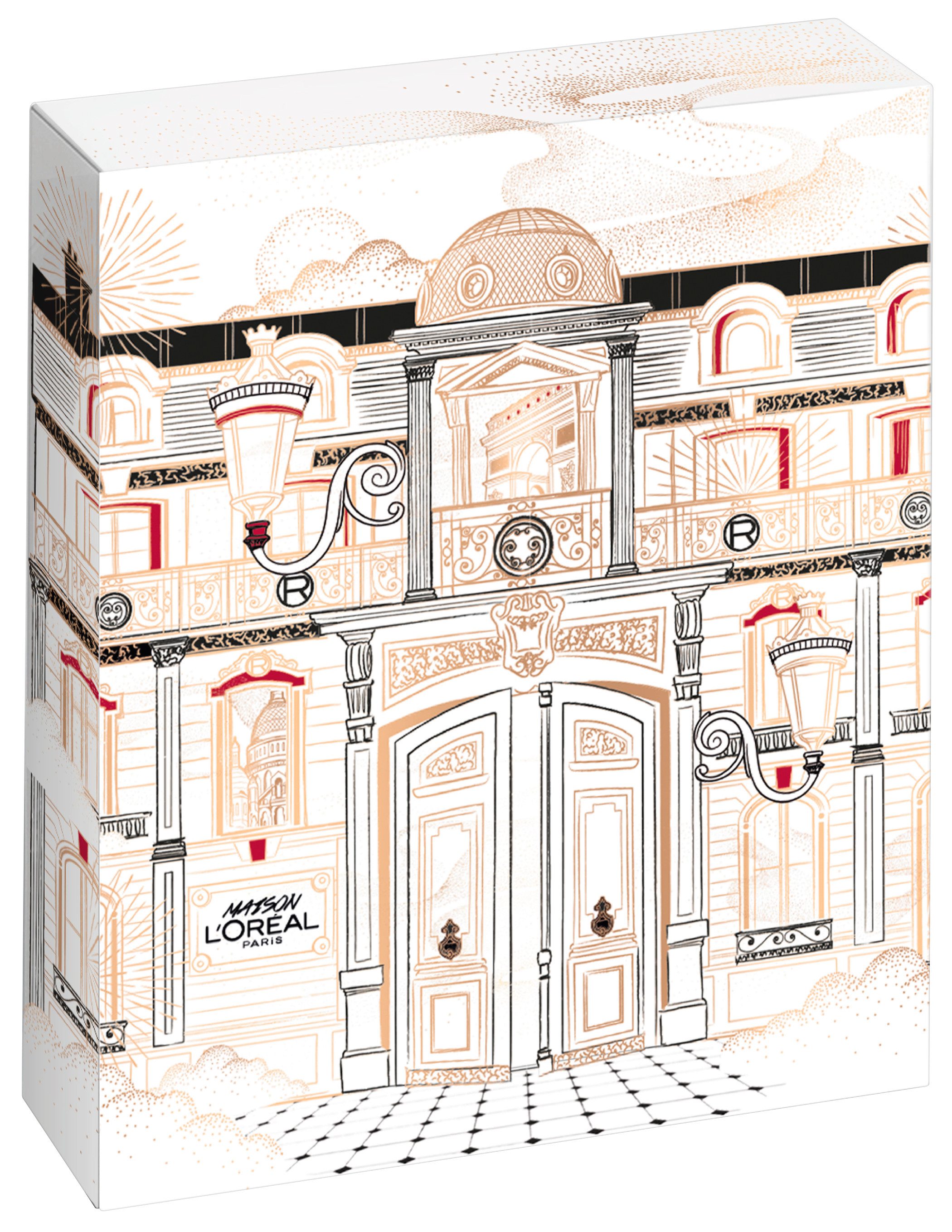 L'ORÉAL PARIS Kosmetik-Adventskalender 12 Tage Mini-Adventskalender 2024, Mit Make-up-, Gesichtspflege- und Haarprodukten.
