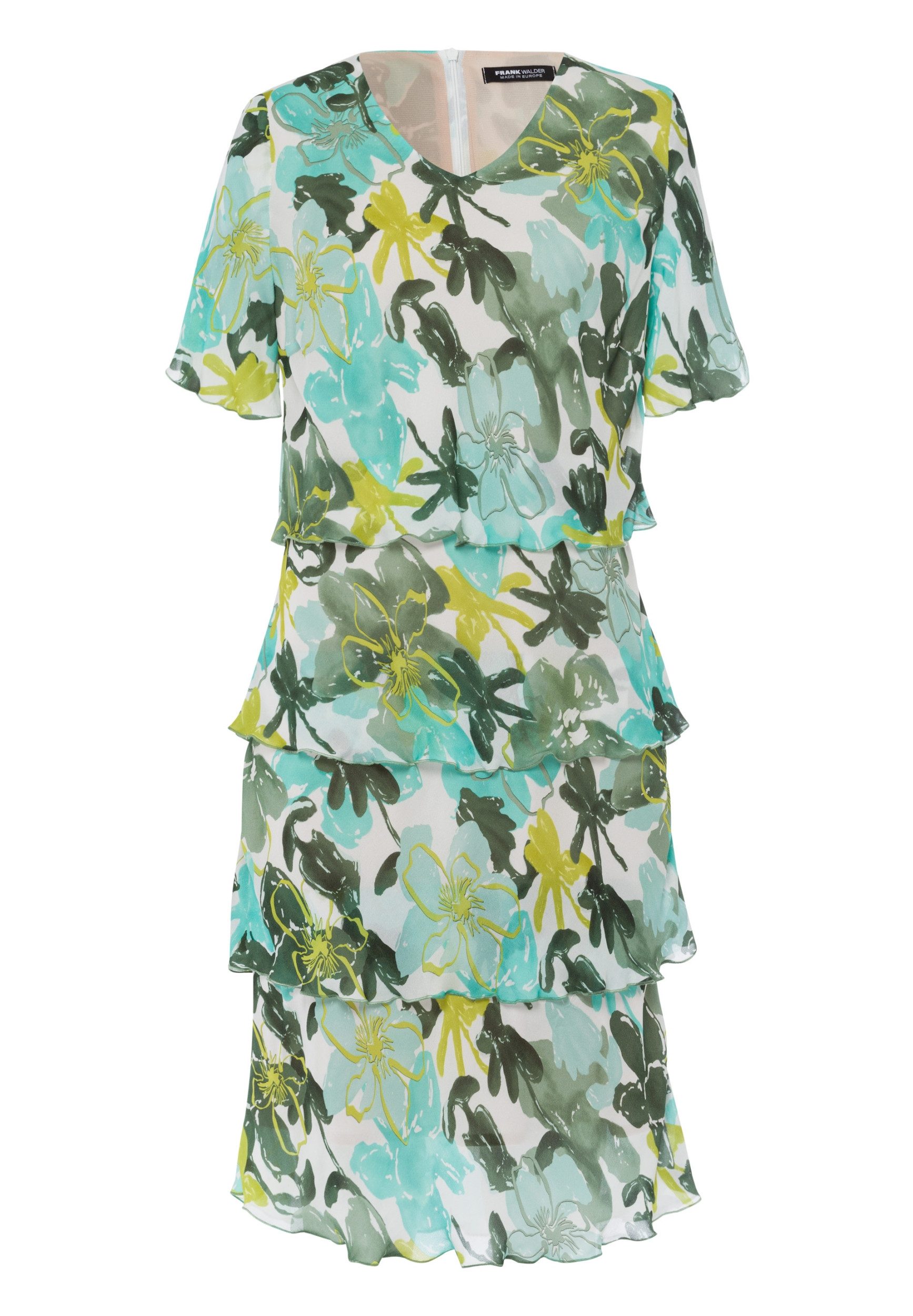 FRANK WALDER Abendkleid S42Kleid/MT, DRUCK