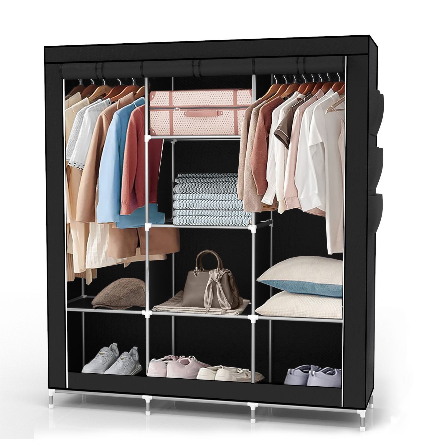 Intirilife Kleiderschrank (1-St) Stoffschrank Kleiderschrank mit günstig online kaufen