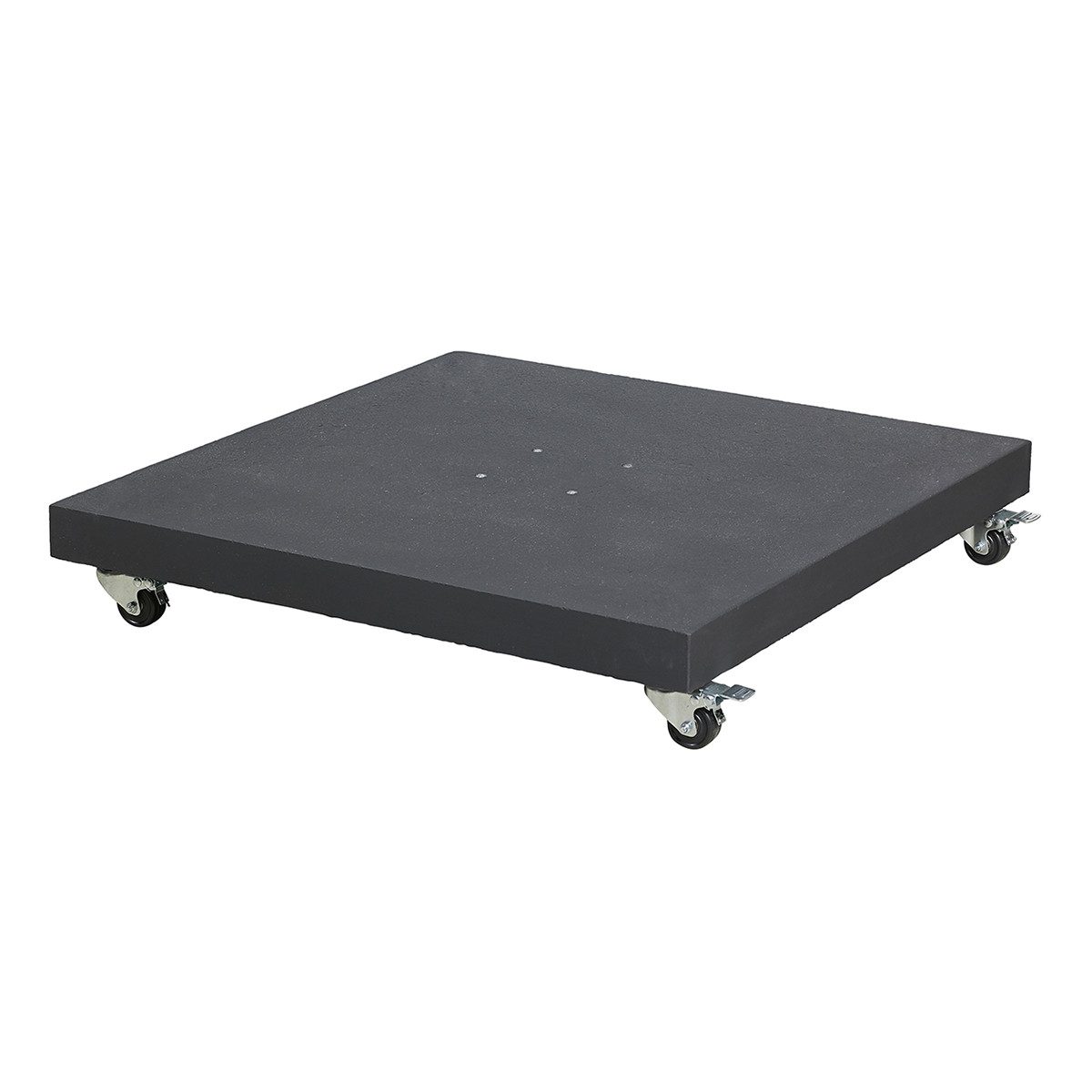 Platinum Sonnenschirm Sorrento schwarz gebrannter Granit, LxB: 76x76 cm