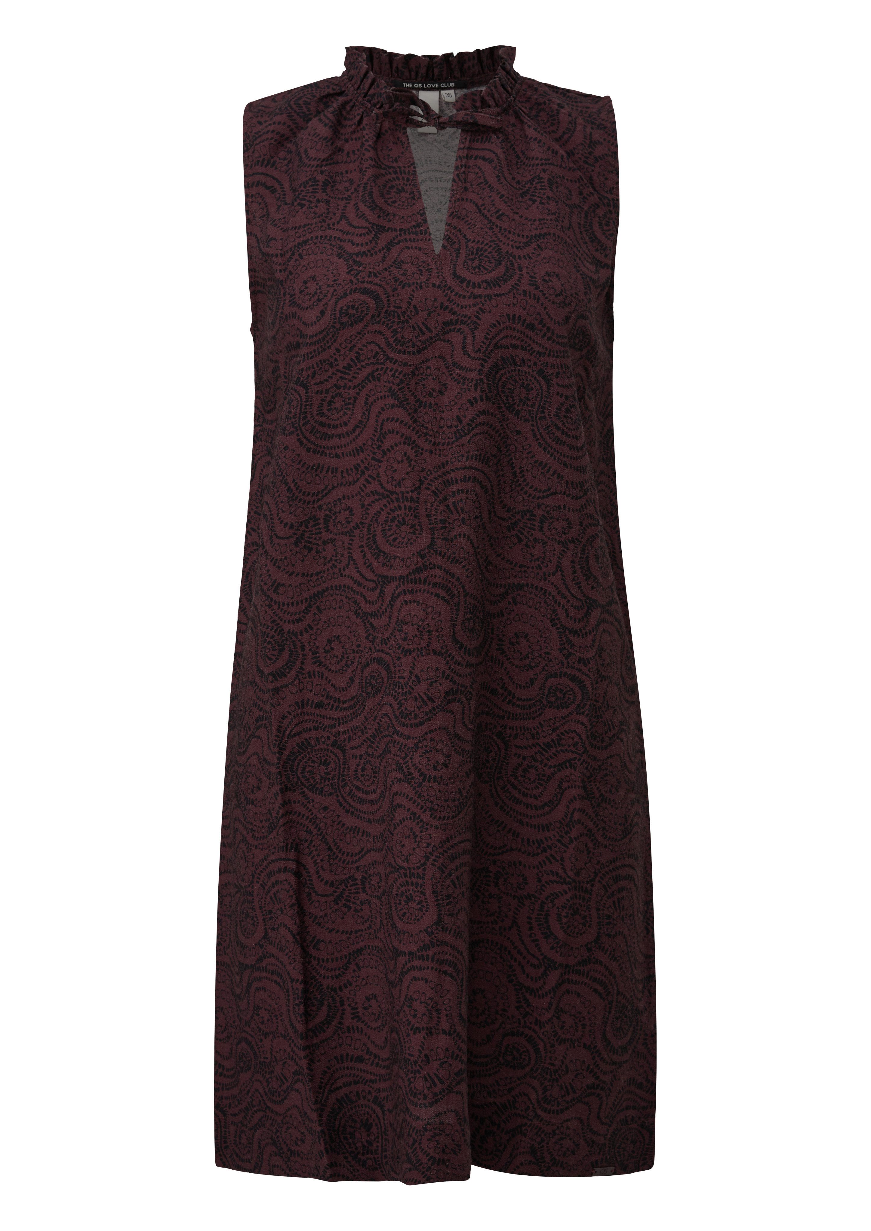 QS Druckkleid Sommerkleid mit grafischem Muster – Bild 4 von 4
