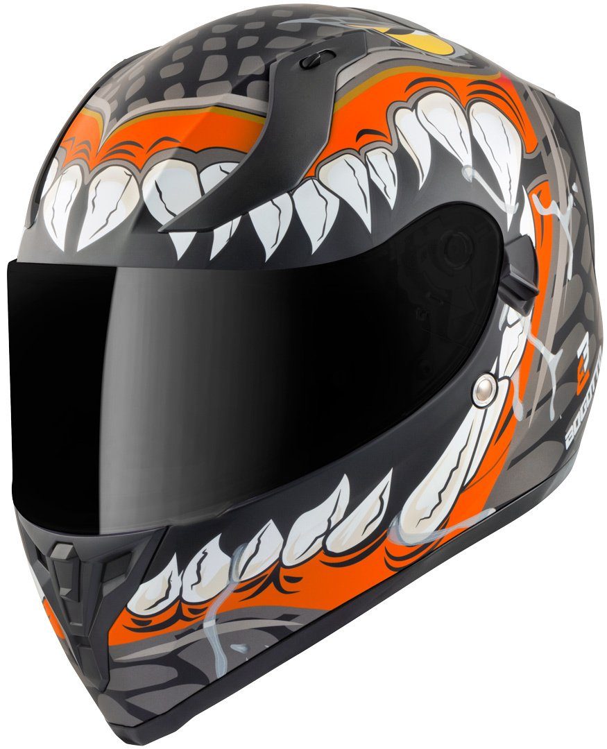Bogotto Motorradhelm V128 Naga Helm, Integriertes Sonnenvisier