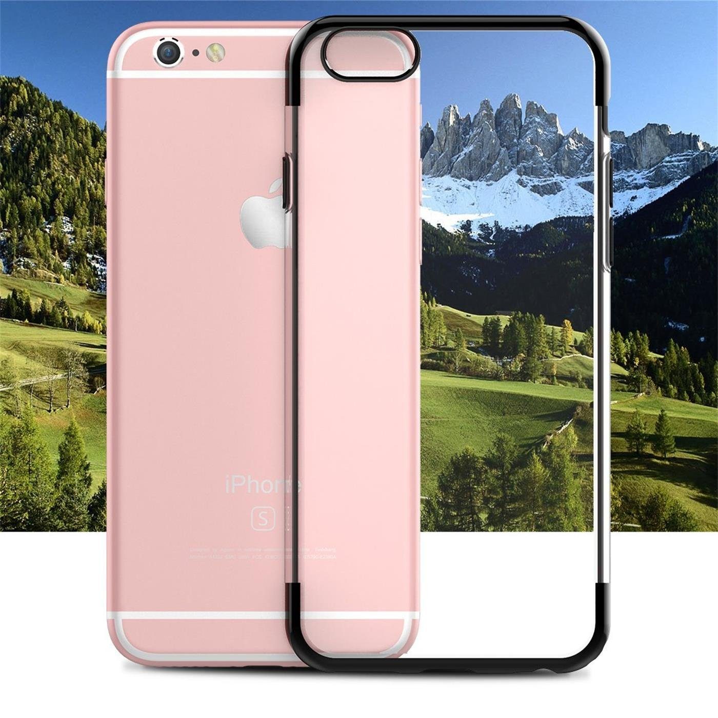 CoolGadget Handyhülle Slim Case Farbrand für Apple iPhone 6 Plus / 6S Plus 5,5 Zoll, Hülle Silikon Cover für iPhone 6 Plus, iPhone 6S Plus Schutzhülle