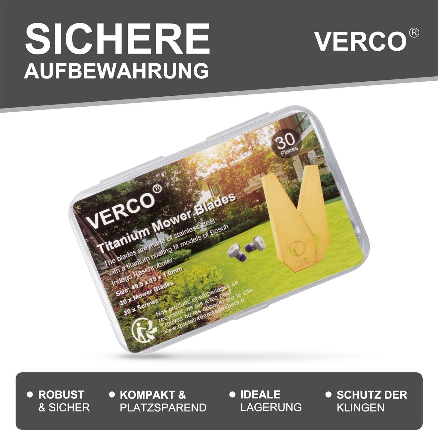 VERCO Mährobotermesser für Bosch Indego Mähmesser günstig online kaufen