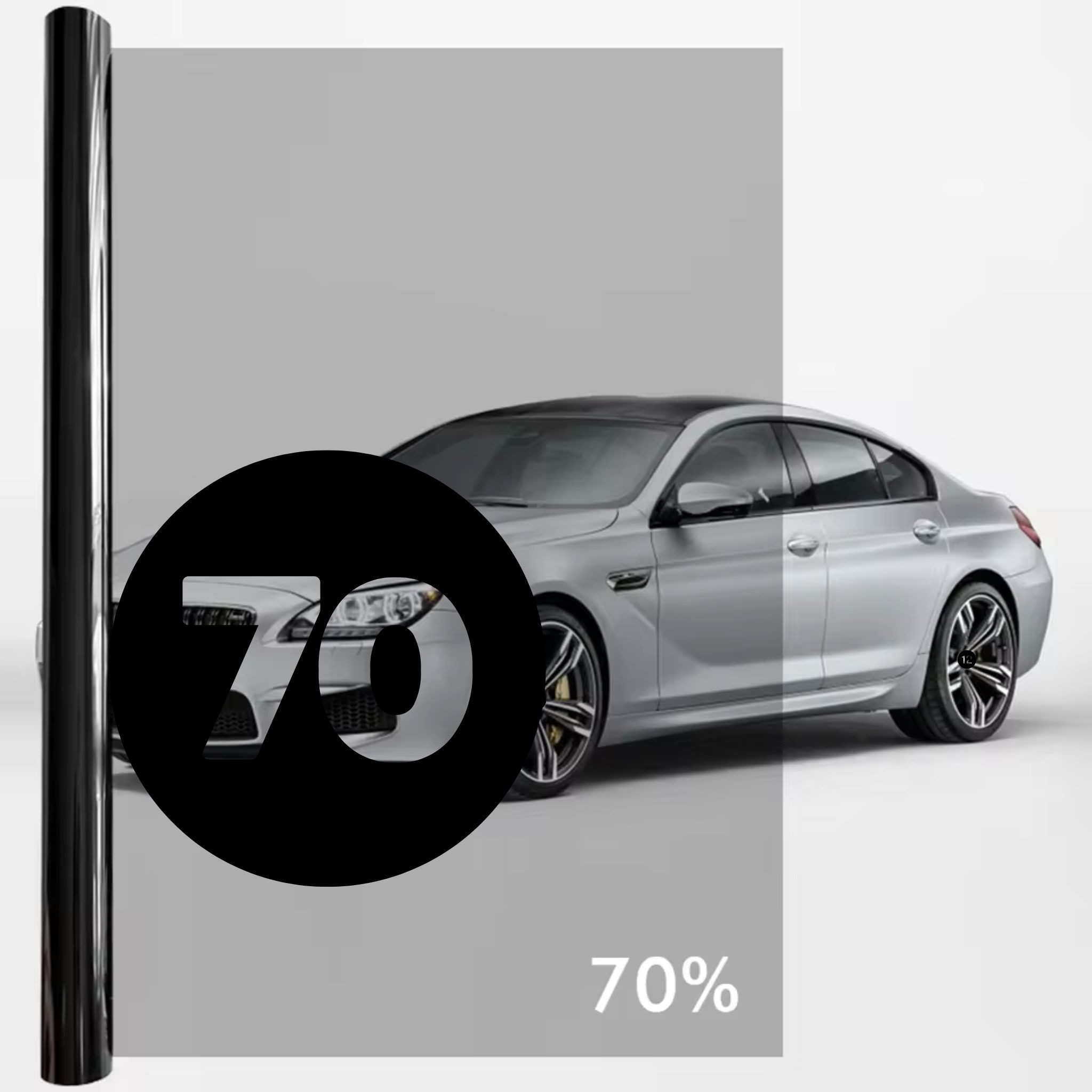 HS.SUPPLY Sonnenschutz-Fensterfolie Scheibentönungsfolie, Auto Scheiben Tön günstig online kaufen