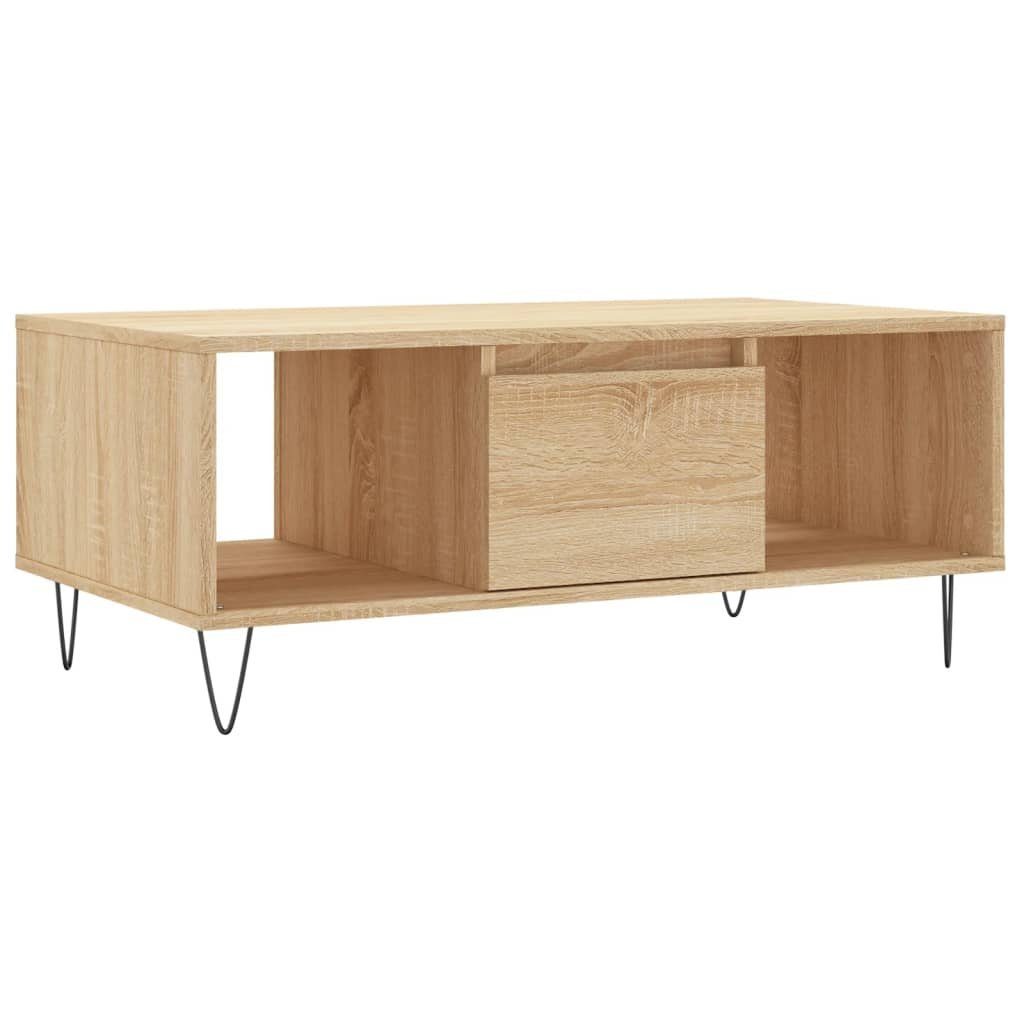 vidaXL Couchtisch Couchtisch Sonoma-Eiche 90x50x36,5 Holzwerkstoff (1-St) cm Eiche Sonoma Eiche Sonoma 