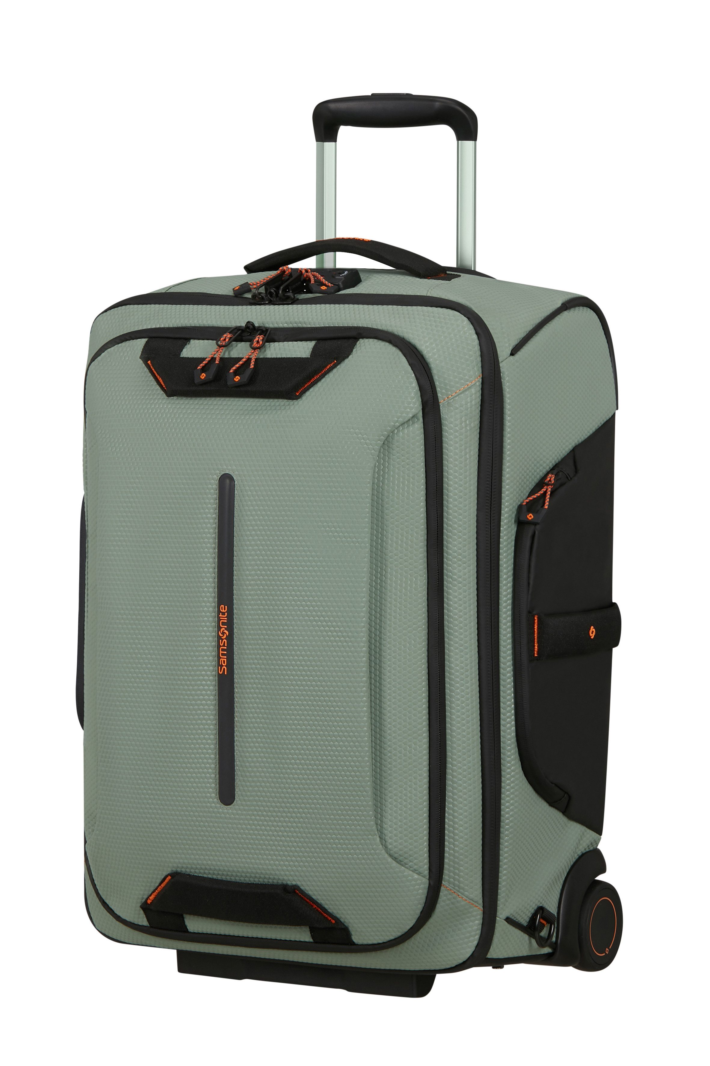 Samsonite Weichgepäck-Trolley ECODIVER 55, 2 Rollen, aus robustem Nylon, mit praktischem Seitenfach, mit Regencover