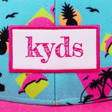 kyds Snapback Cap Kinder Cap für Jungs und Mädchen von 1-12 Jahren 4 verschiedene Größen, aus 50% Baumwolle und 50% recyceltes Polyester