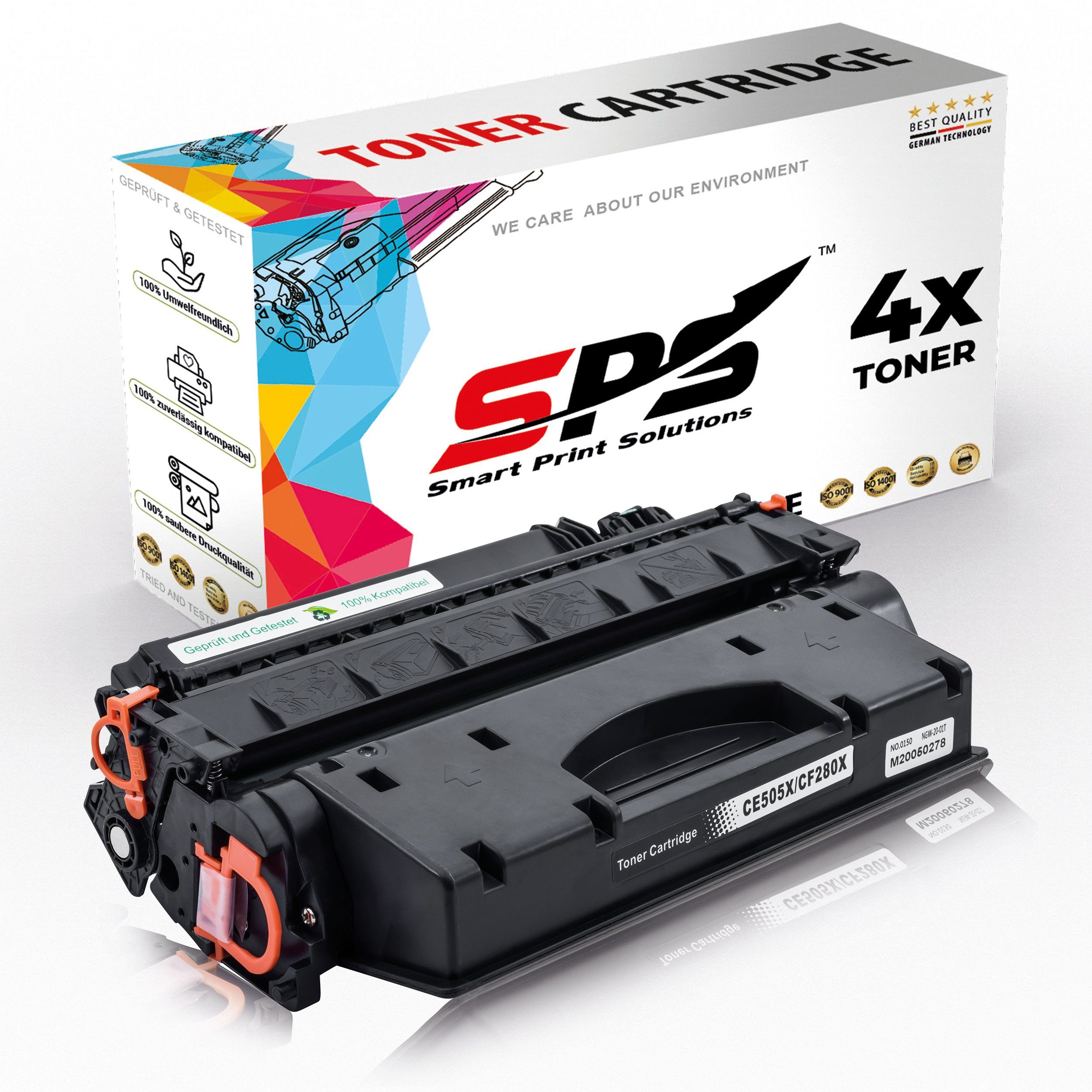 SPS Tonerkartusche Kompatibel für HP (4er 400 80X, Pro M425DN Pack) Laserjet