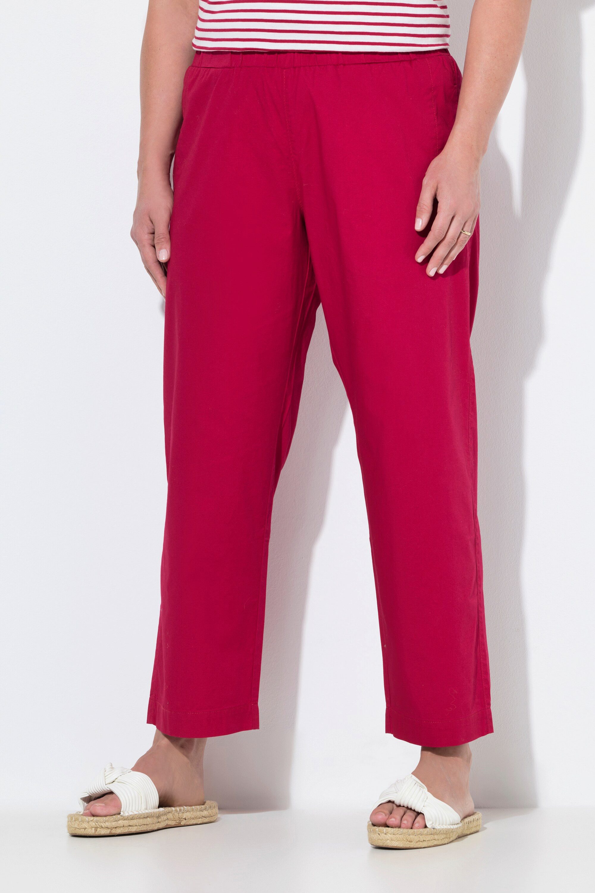 Ulla Popken Chinohose 7/8-Chinohose Ruby Elastikbund günstig online kaufen