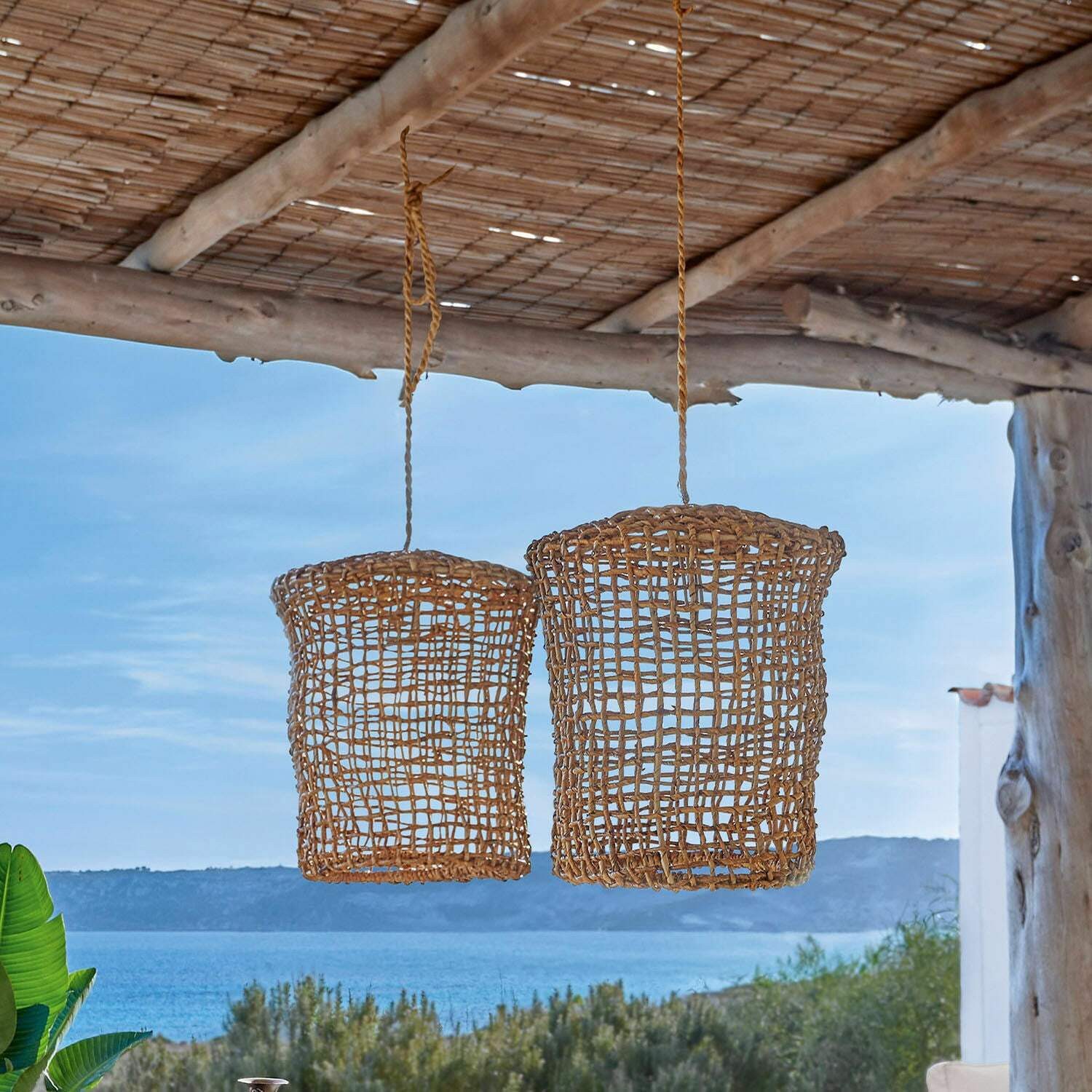 Mirabeau Lampenschirm Lampenschirm Wellsford braun