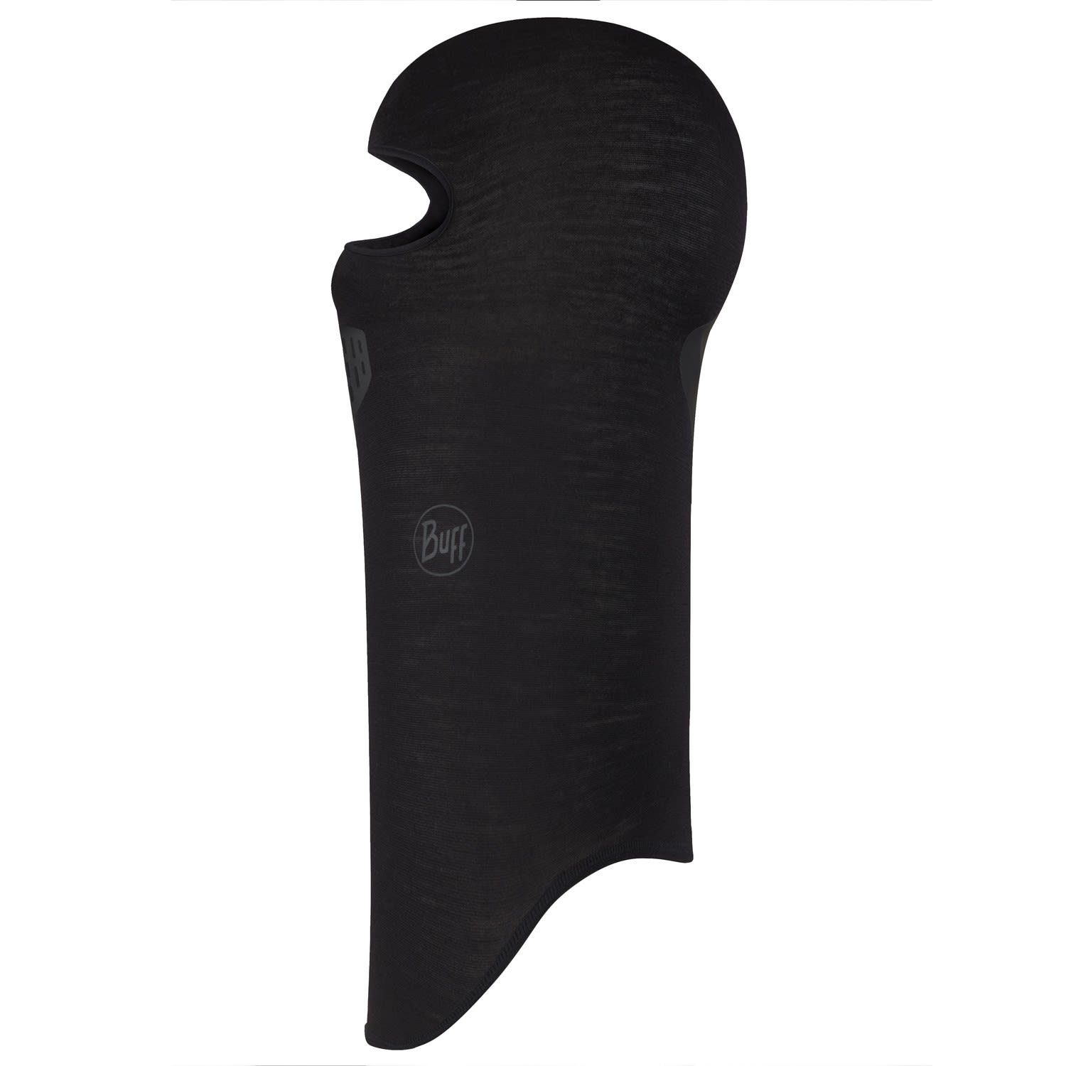 Balaclava Buff Sturmhaube Black Buff Merino Accessoires Lightweight Solid