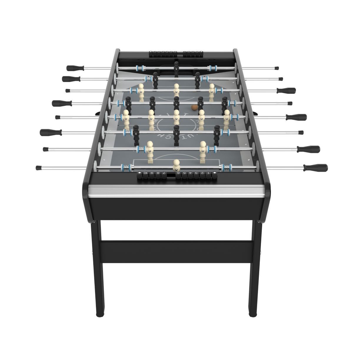 Deutscher Meister Kickertisch Tischfußball Kickertisch "PRIMALINE", Softgrip-Griffen, Melamin-Oberfläche