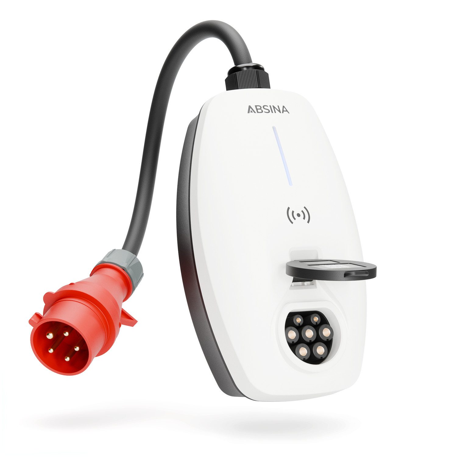 ABSINA Mobile Wallbox 11kW 16A, App Steuerung, einstellbare Ladeleistung Elektroauto-Ladegerät (1-tlg)