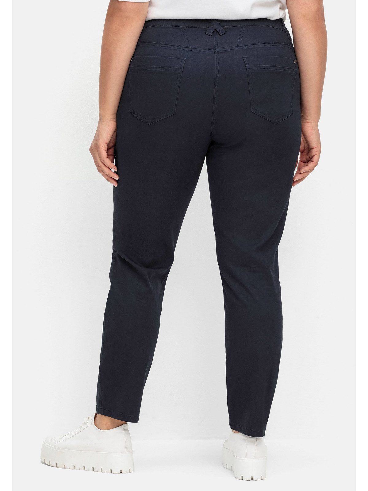 Sheego Stretch-Hose Große Größen im Curvy-Schnitt PIA, mit Gummibund