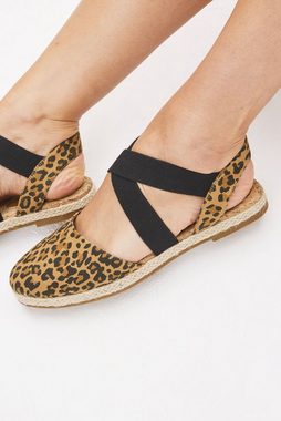 Next Flache Espadrilles mit gekreuzten Riemen Espadrille (1-tlg)