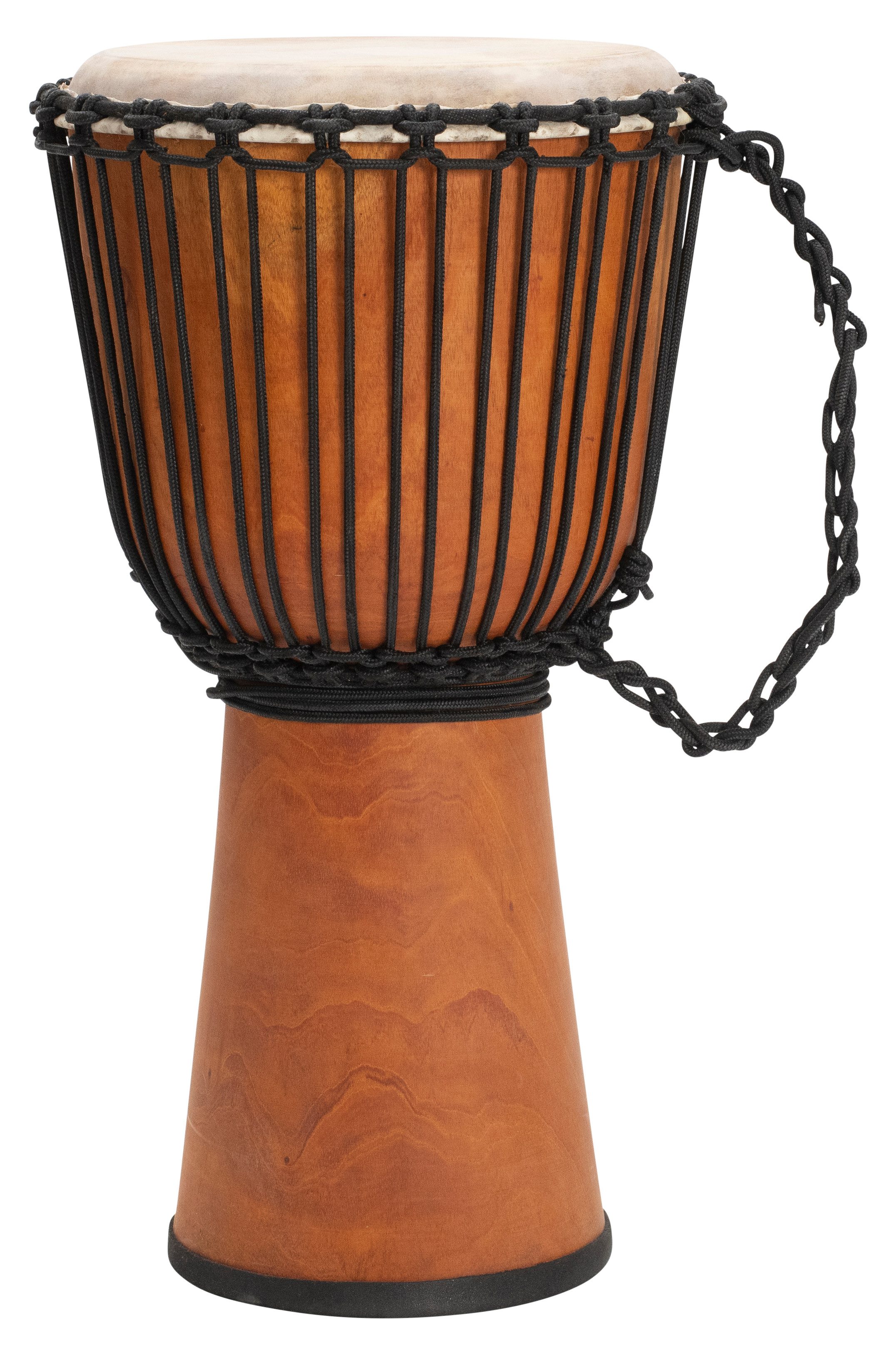 Terré Djemben Djemben aus Hartholz – Musik-Instrument afrikanische Hand-Trommel