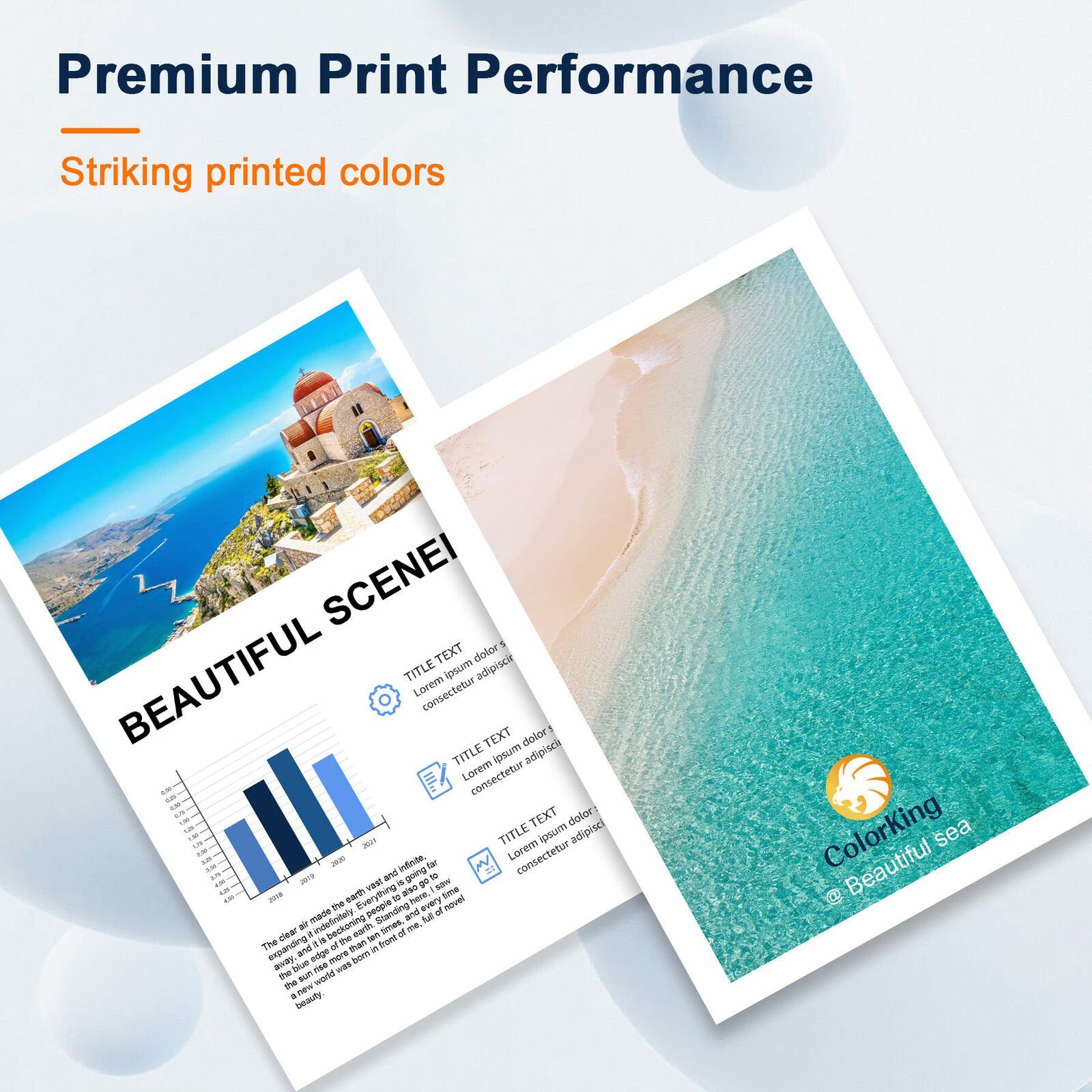 (WorkForce 5er Pro Multipack EPSON 405 ColorKing 405XL WF-4820DWF) Tintenpatrone XL für Druckerpatronen