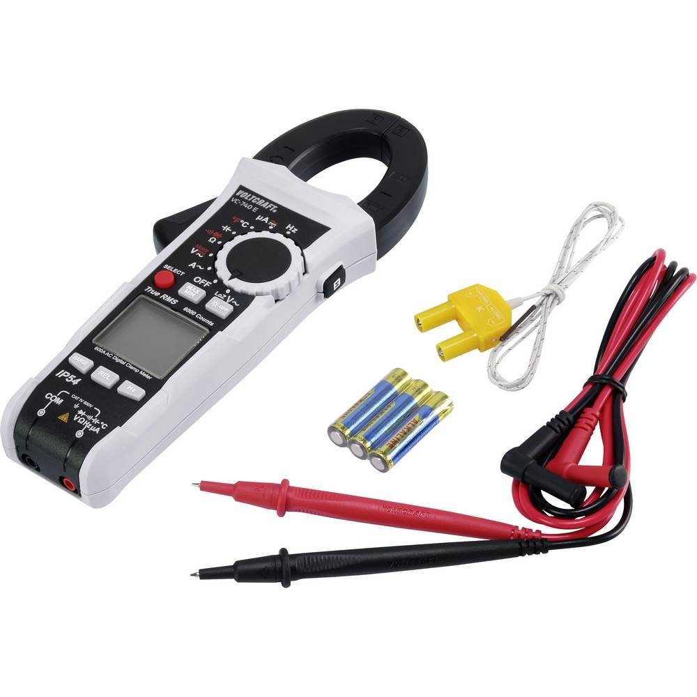 (IP54) Spritzwassergeschützt VOLTCRAFT Multimeter Stromzange,