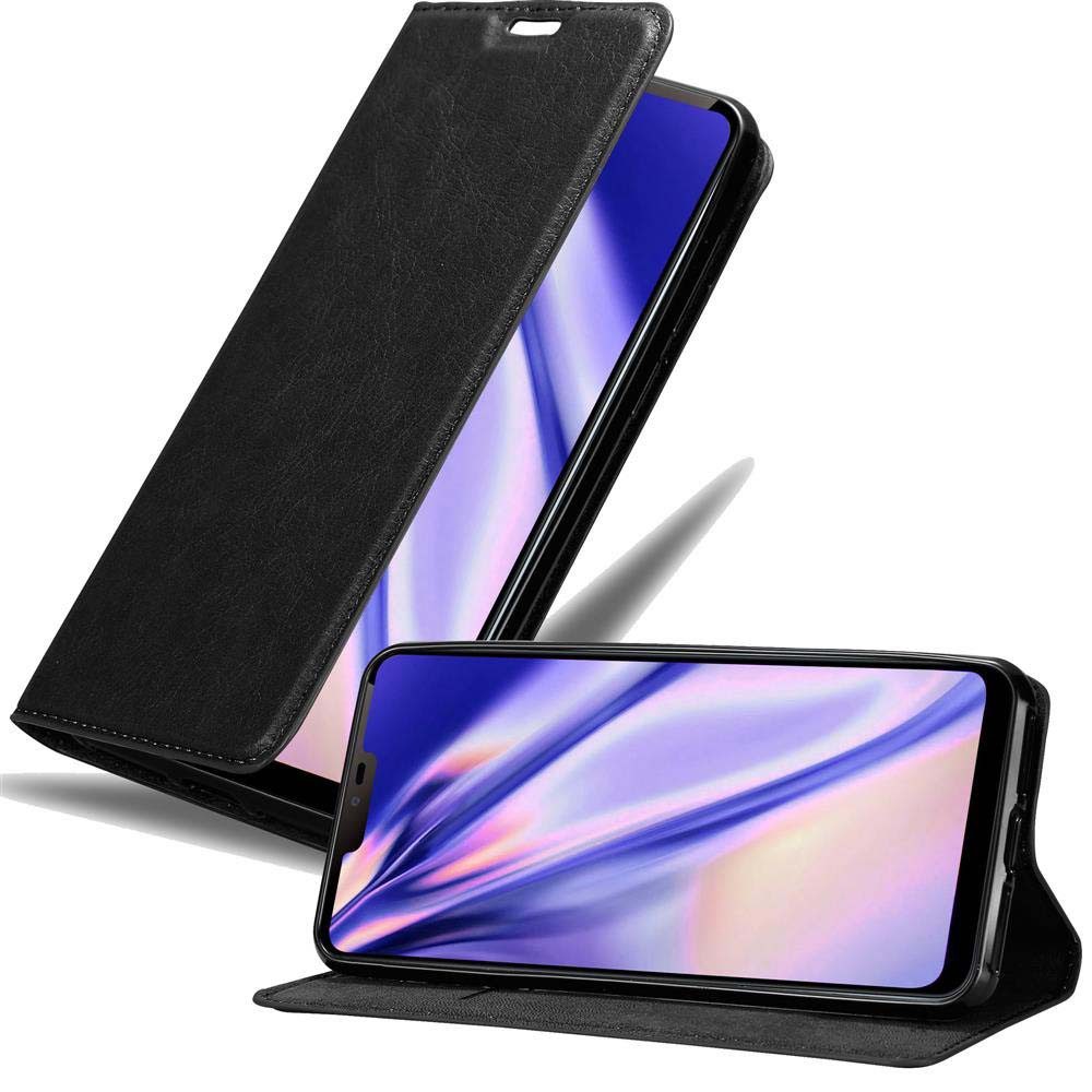 Cadorabo Handyhülle für LG G7 ThinQ / FIT / ONE Hülle LG G7 ThinQ / FIT / ONE, Hülle Schutzhülle mit Standfunktion, Magnetverschluss und Kartenfach