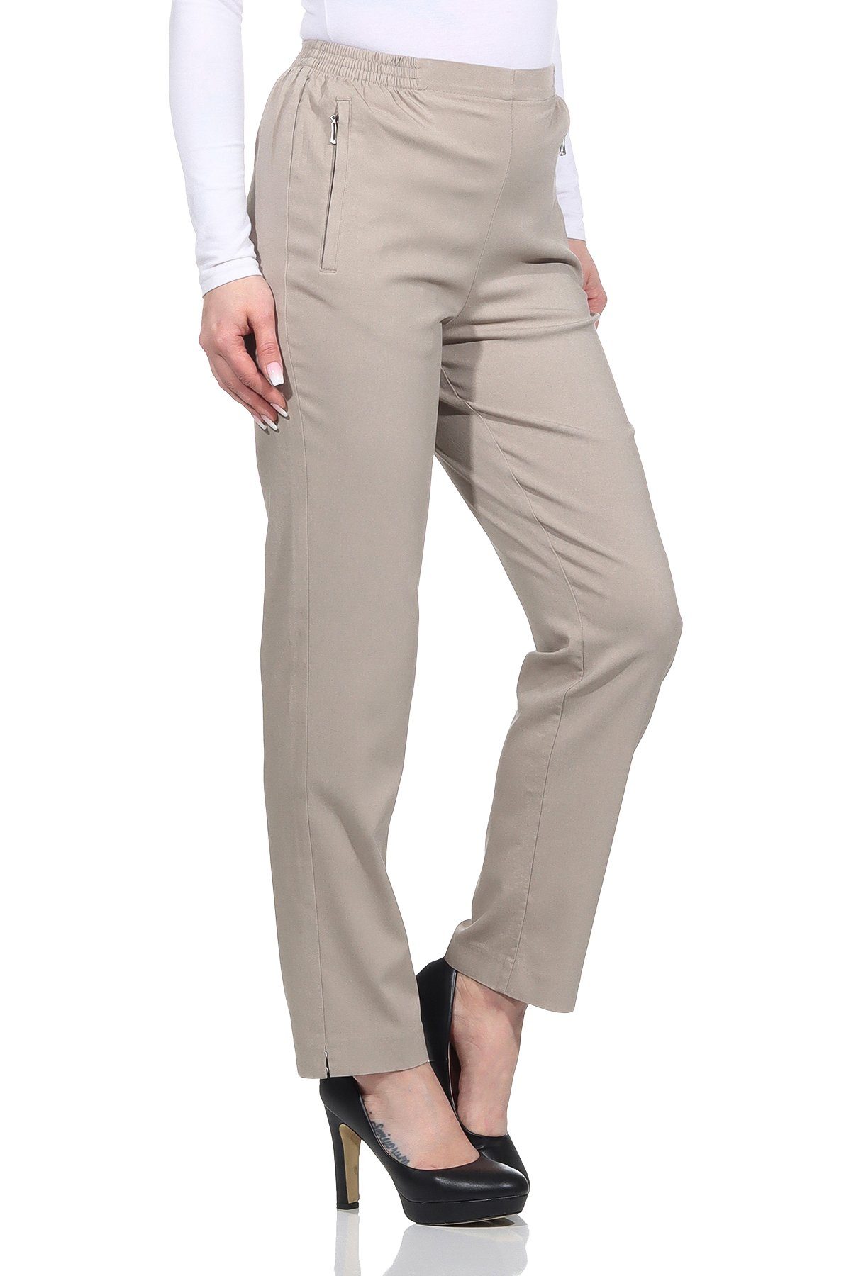 Alica Collection Schlupfhose Classic Freizeithose Damen günstig online kaufen