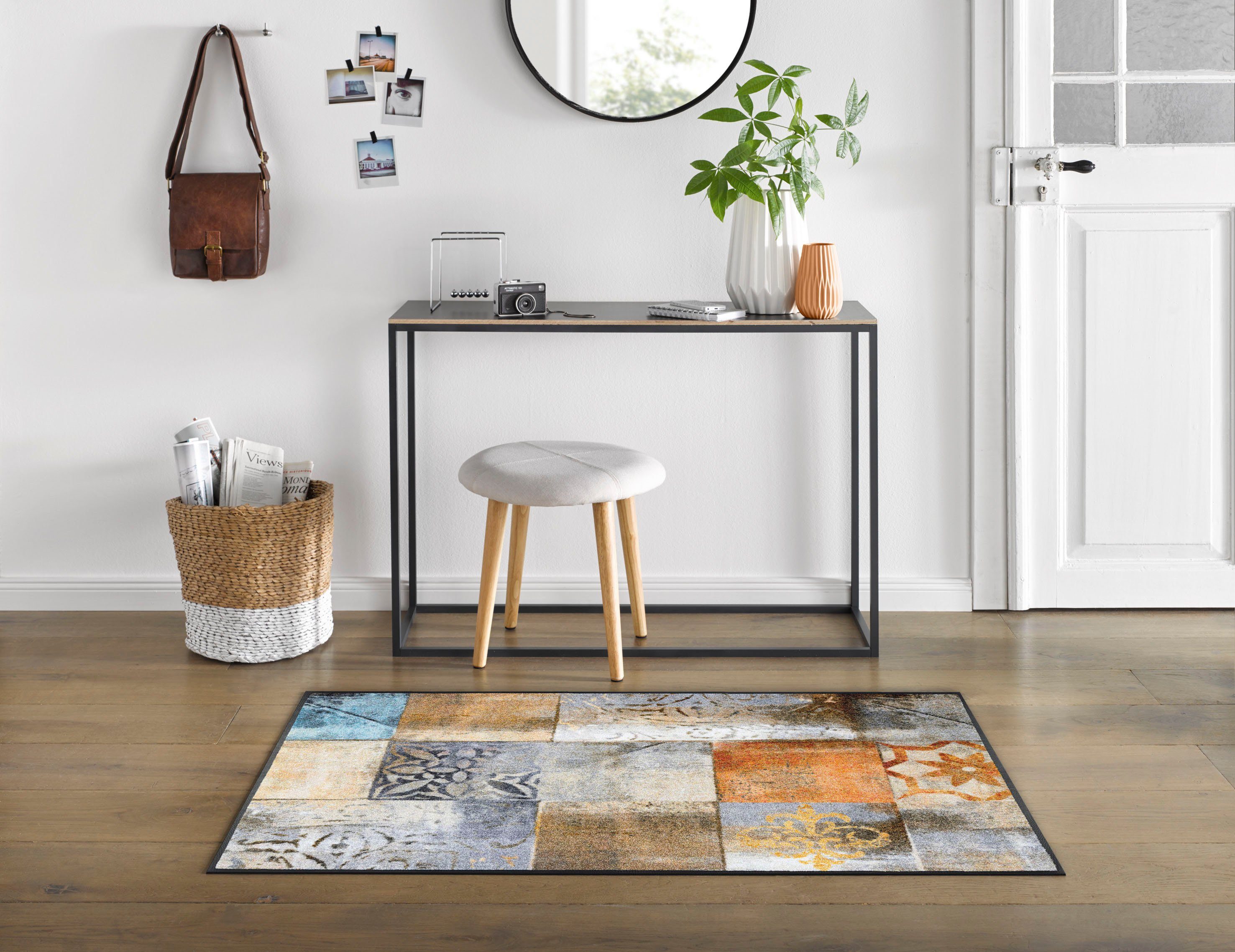 wash+dry by Kleen-Tex Teppich Tilea, rechteckig, Höhe: 7 mm, rutschhemmend, günstig online kaufen